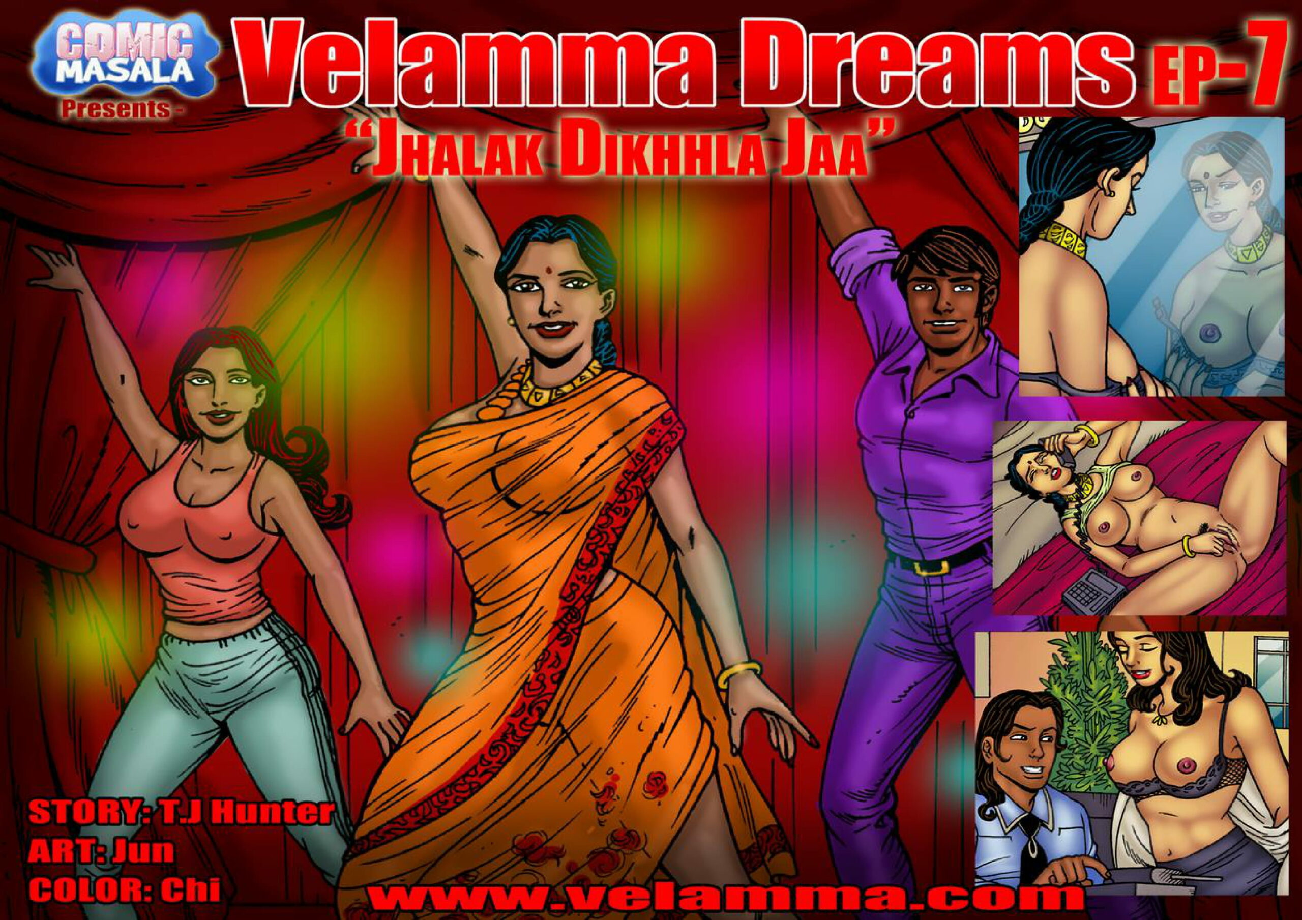 Velamma Dreams Episode 7 English - Jhalak Dikhhla Jha - 7 - FSIComics