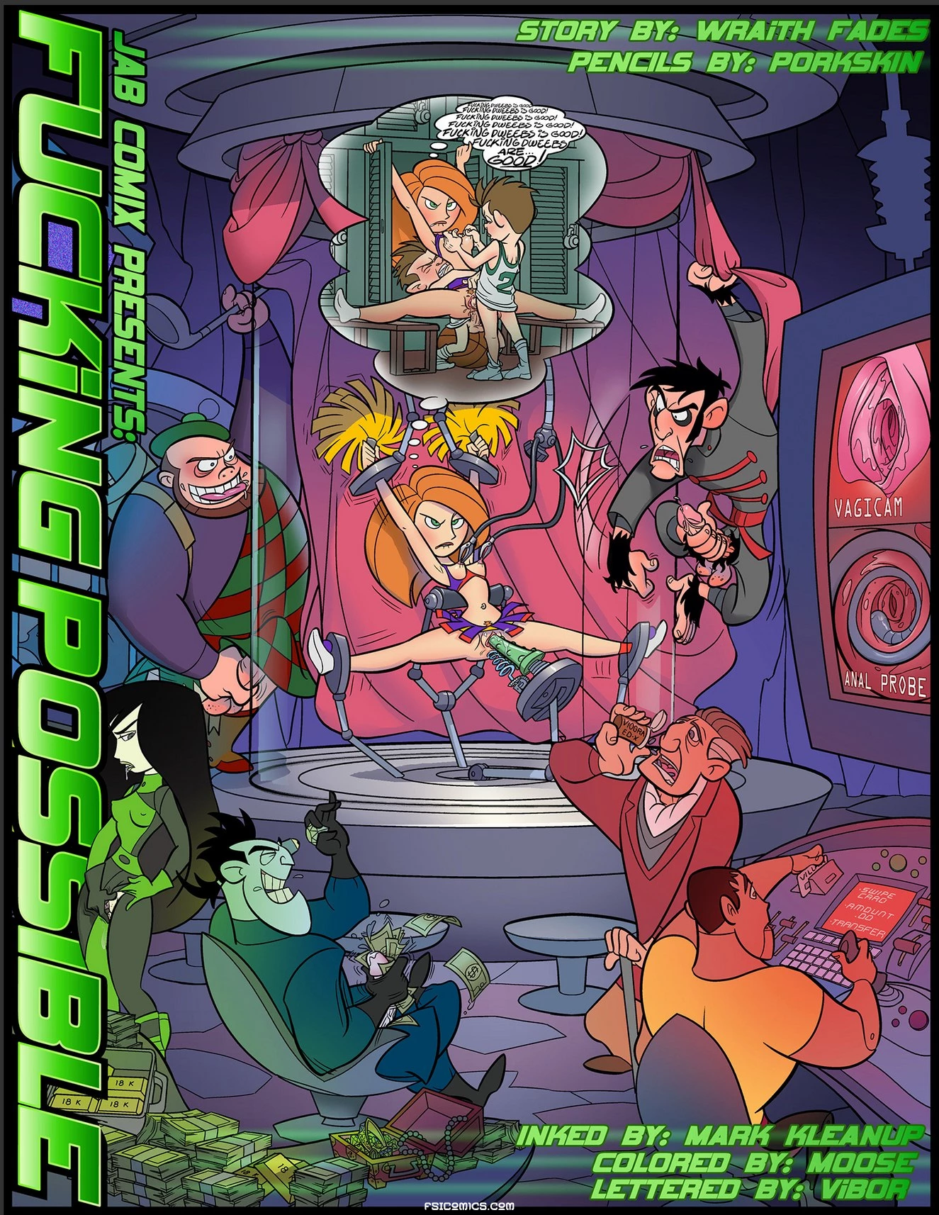 Featured image for Fucking Possible Chapter 2 (Kim Possible) – JABComix