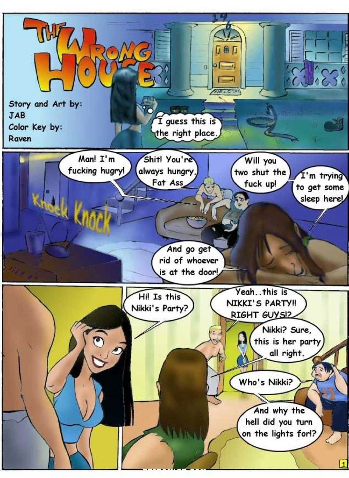 Featured image for The Wrong House Chapter 1 – JABComix