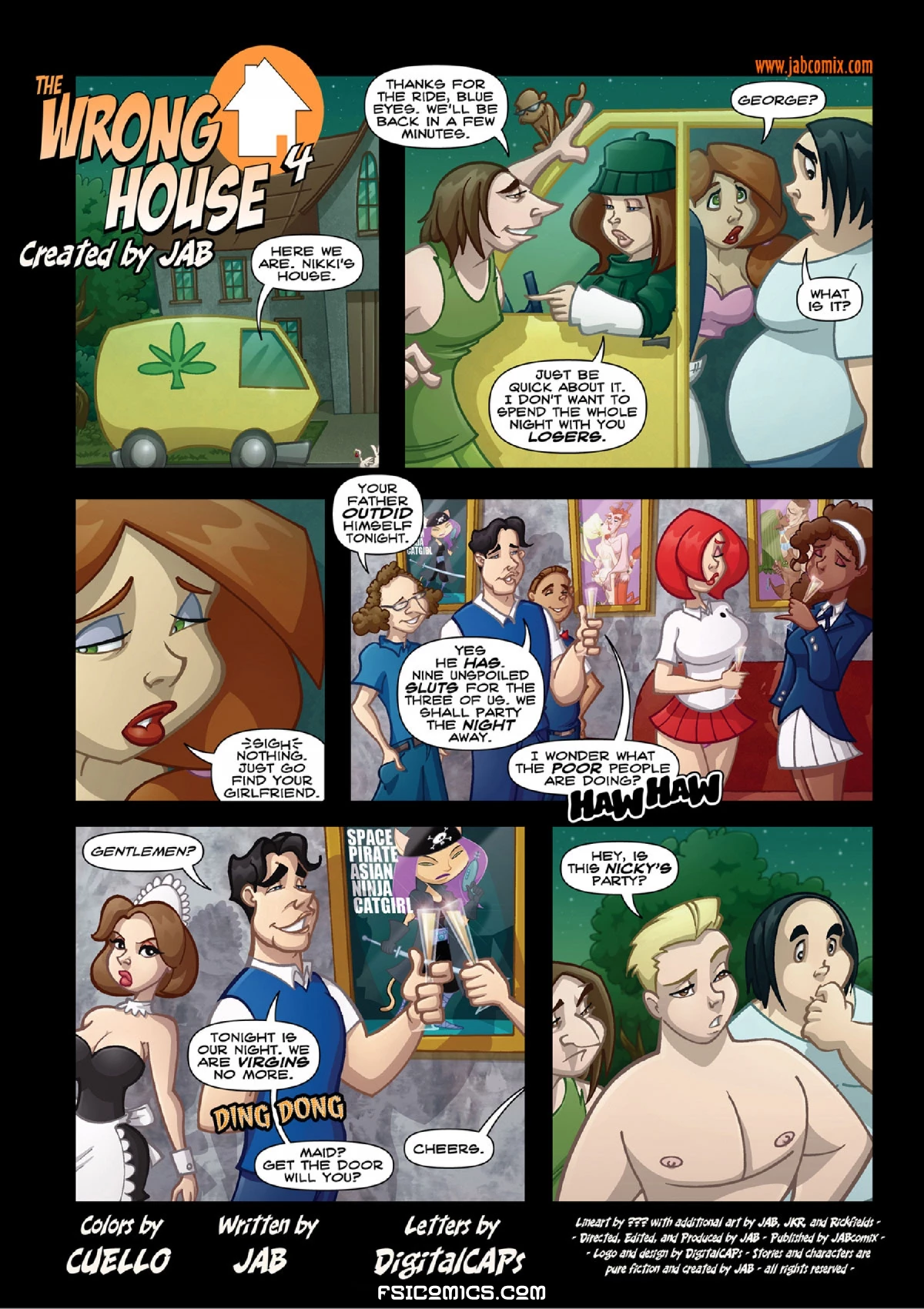 Featured image for The Wrong House Chapter 4 – JABComix