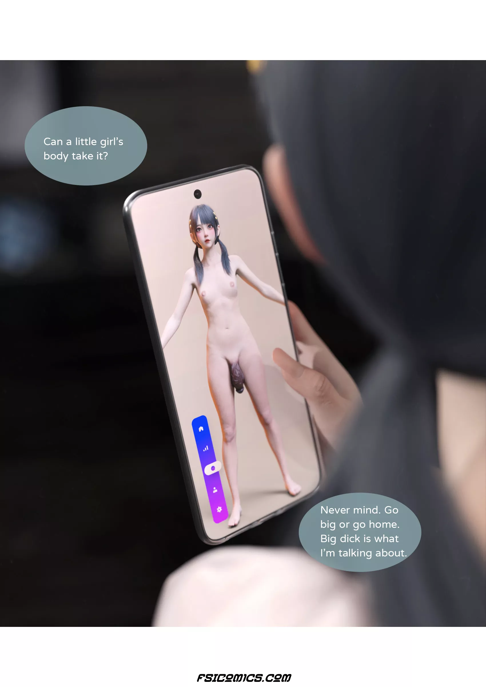 Face Change App Chapter 1.2 Lite Comics 34 - FSIComics