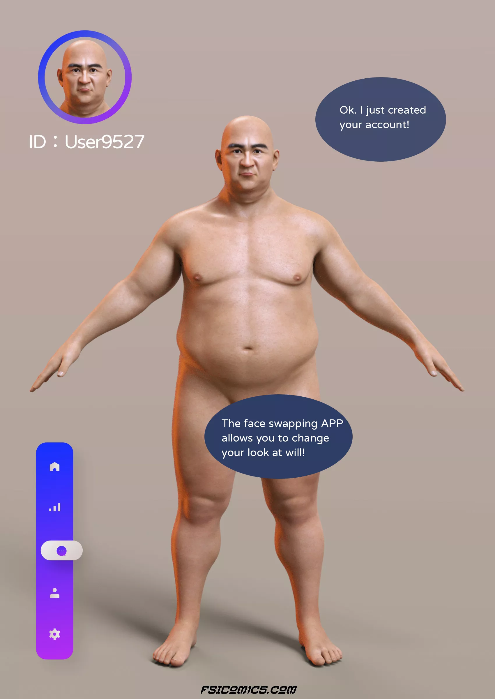 Face Change App Chapter 1.5 Lite Comics 46 - FSIComics