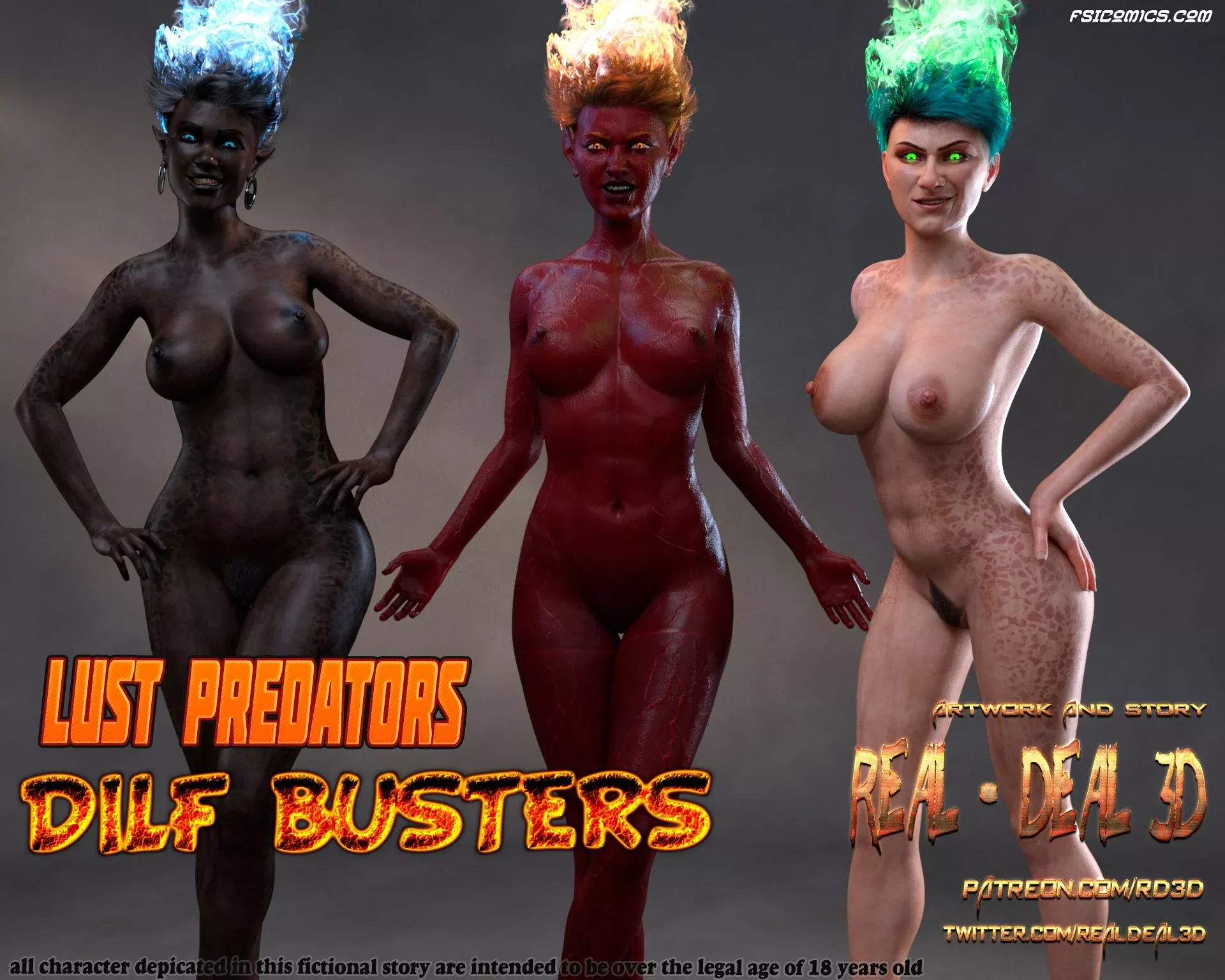 Lust Predators DILF Busters - Real Deal 3D - 43 - FSIComics