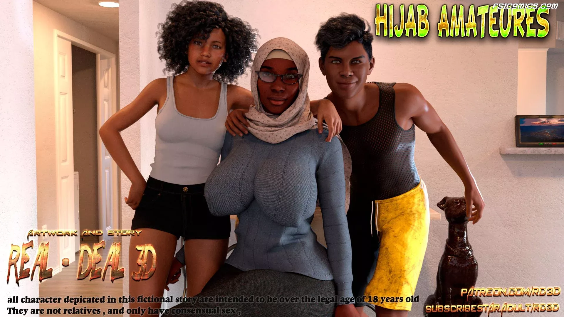 Hijab Amatures Chapter 4 - Lust Predators - Real Deal 3D - 15 - FSIComics