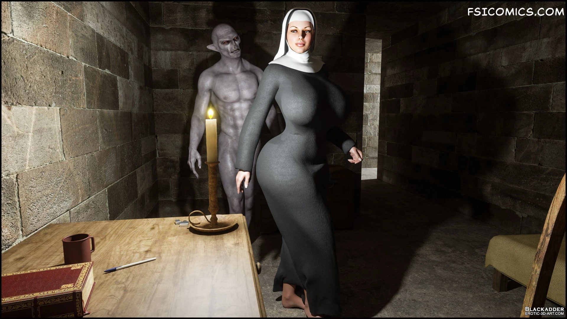 The Nun BlackAdder FSIComics.com 3 - FSIComics The Nun BlackAdder FSIComics.com 3 - FSIComics