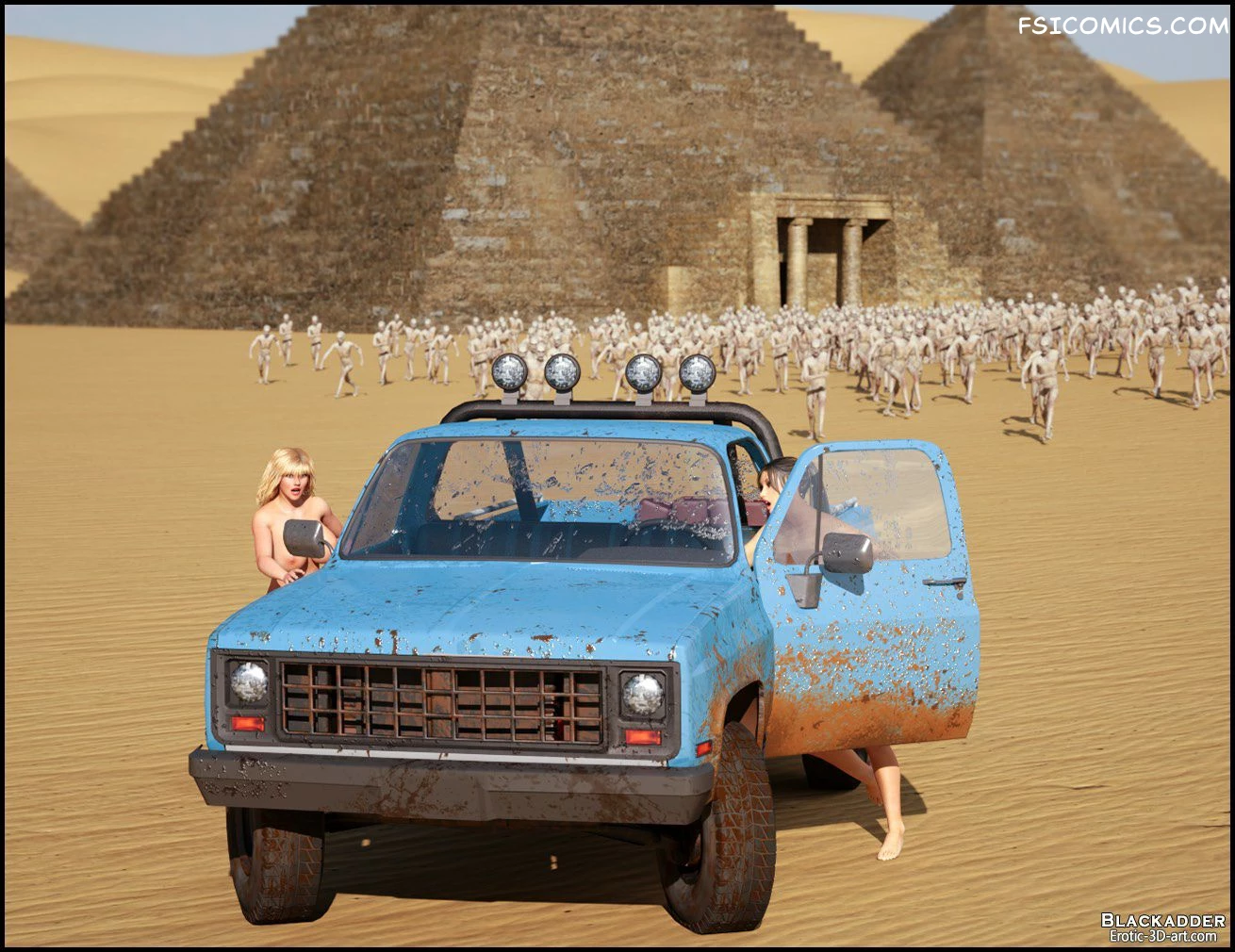 The Trip To Egypt Chapter 3 Skyla Gisela BlackAdder FSIComics.com 51 - FSIComics