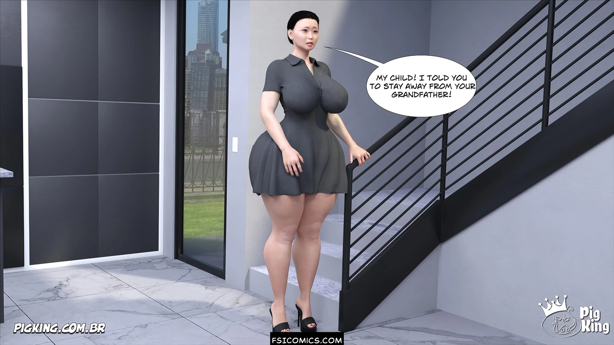 Kobayashi Family Chapter 4 CrazyDad3D FSIComics.com 4 - FSIComics