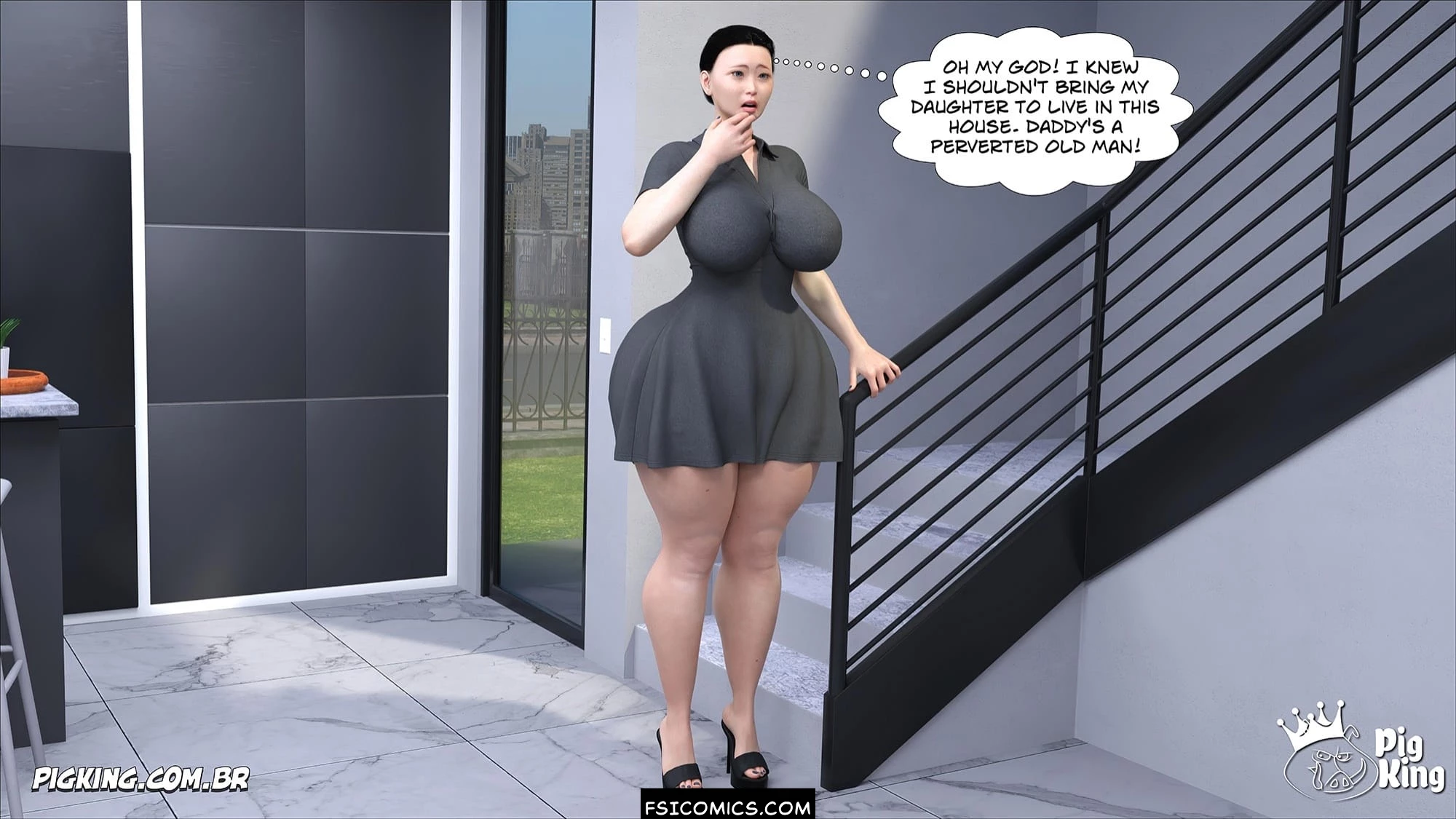 Kobayashi Family Chapter 4 CrazyDad3D FSIComics.com 9 - FSIComics