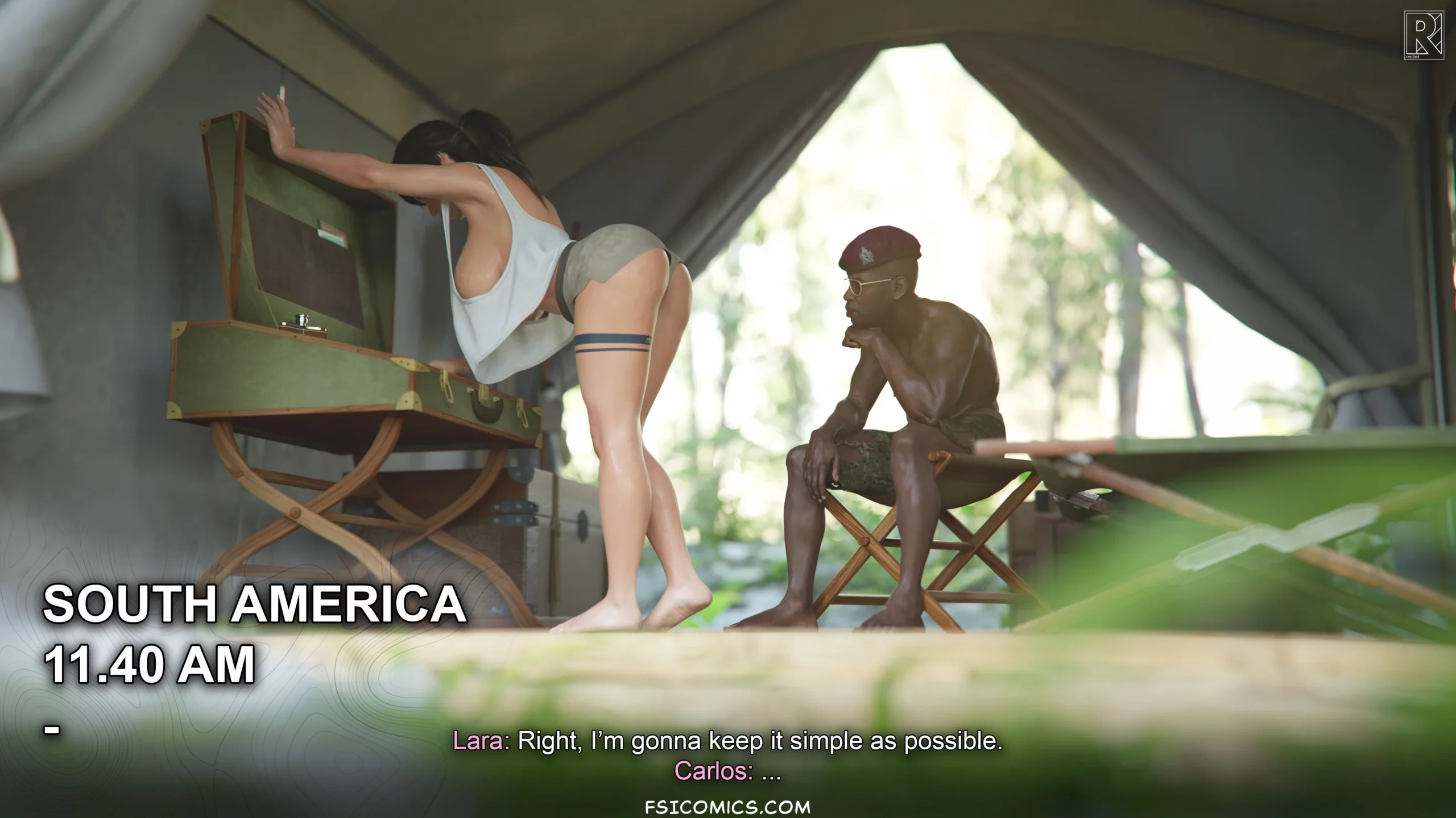 Lara Lustful Adventure Chapter 2 Rro.lled FSIComics.com 2 scaled - FSIComics