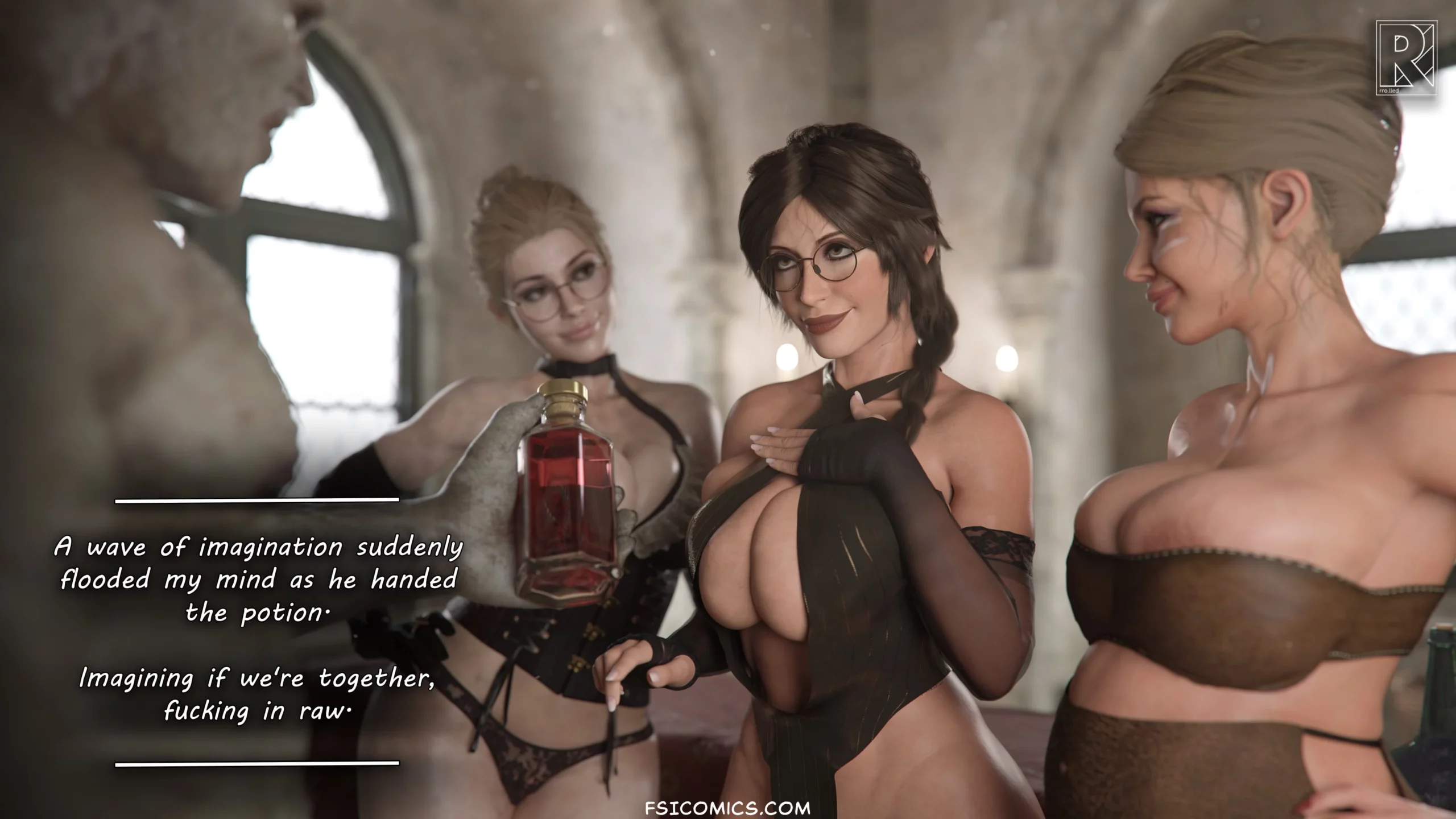 Lara Lustful Adventure Chapter 5 Rro.lled FSIComics.com 11 scaled - FSIComics