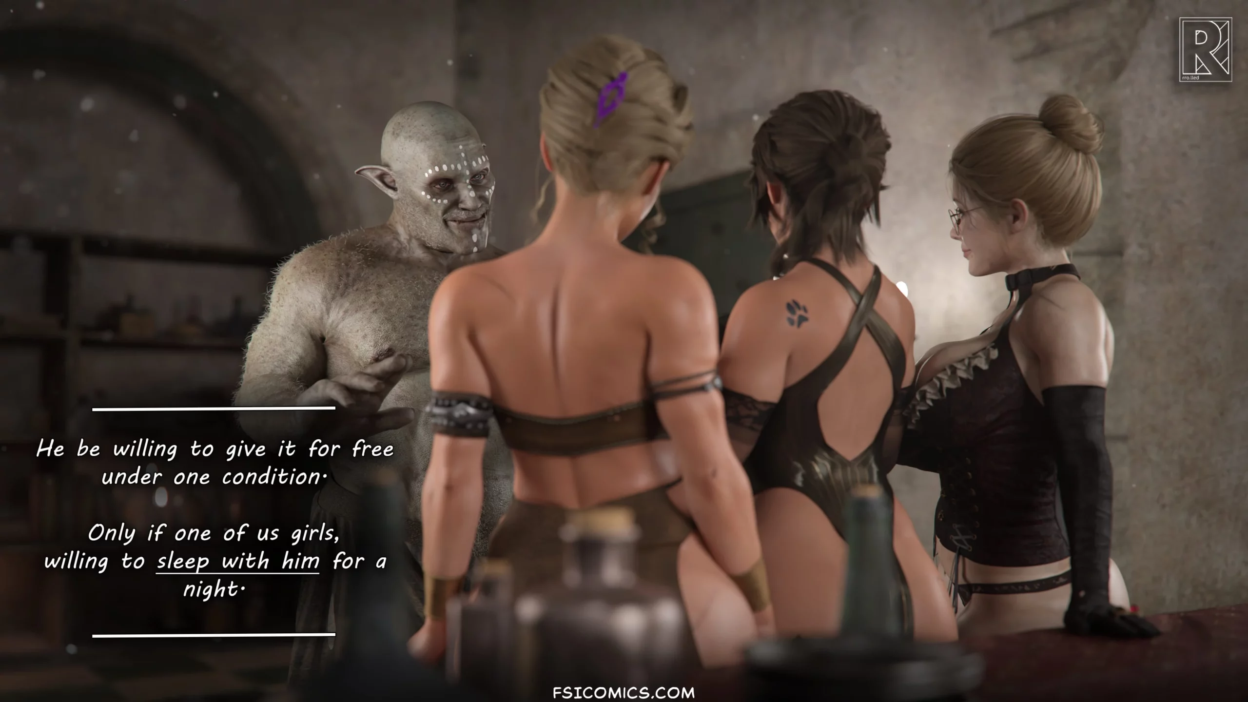 Lara Lustful Adventure Chapter 5 Rro.lled FSIComics.com 12 scaled - FSIComics