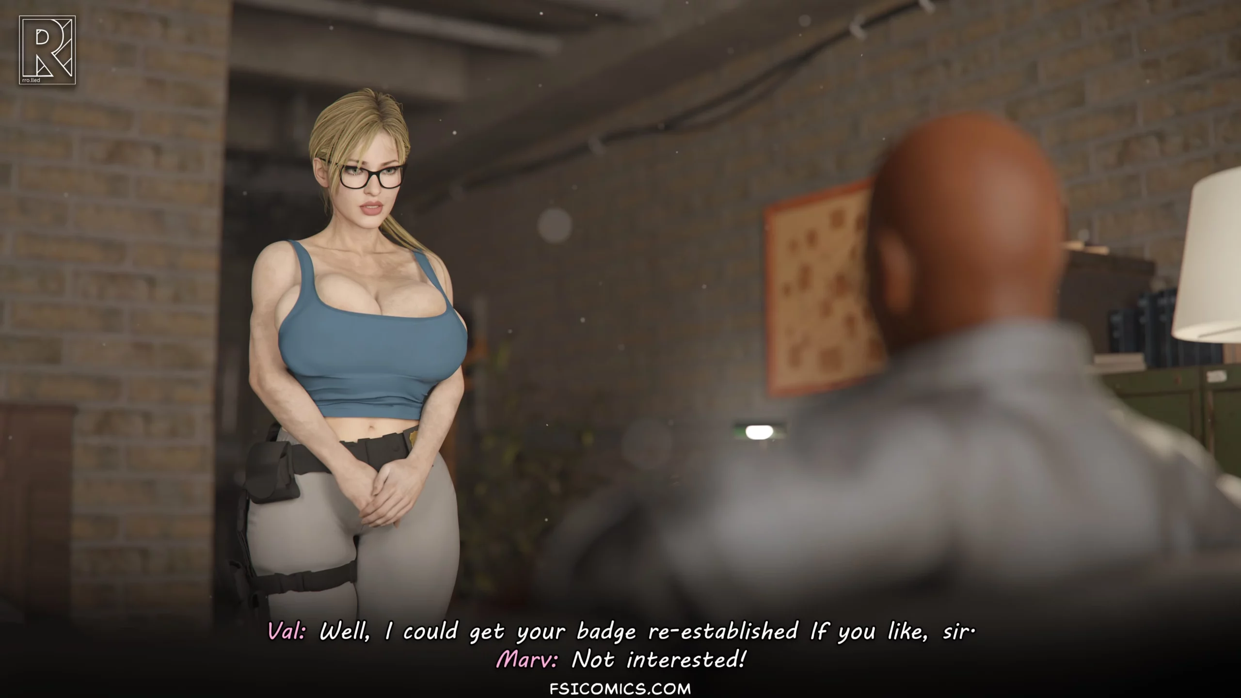 Officer Val Chapter 2 Creamy Persuasion Rro.lled FSIComics.com 9 scaled - FSIComics
