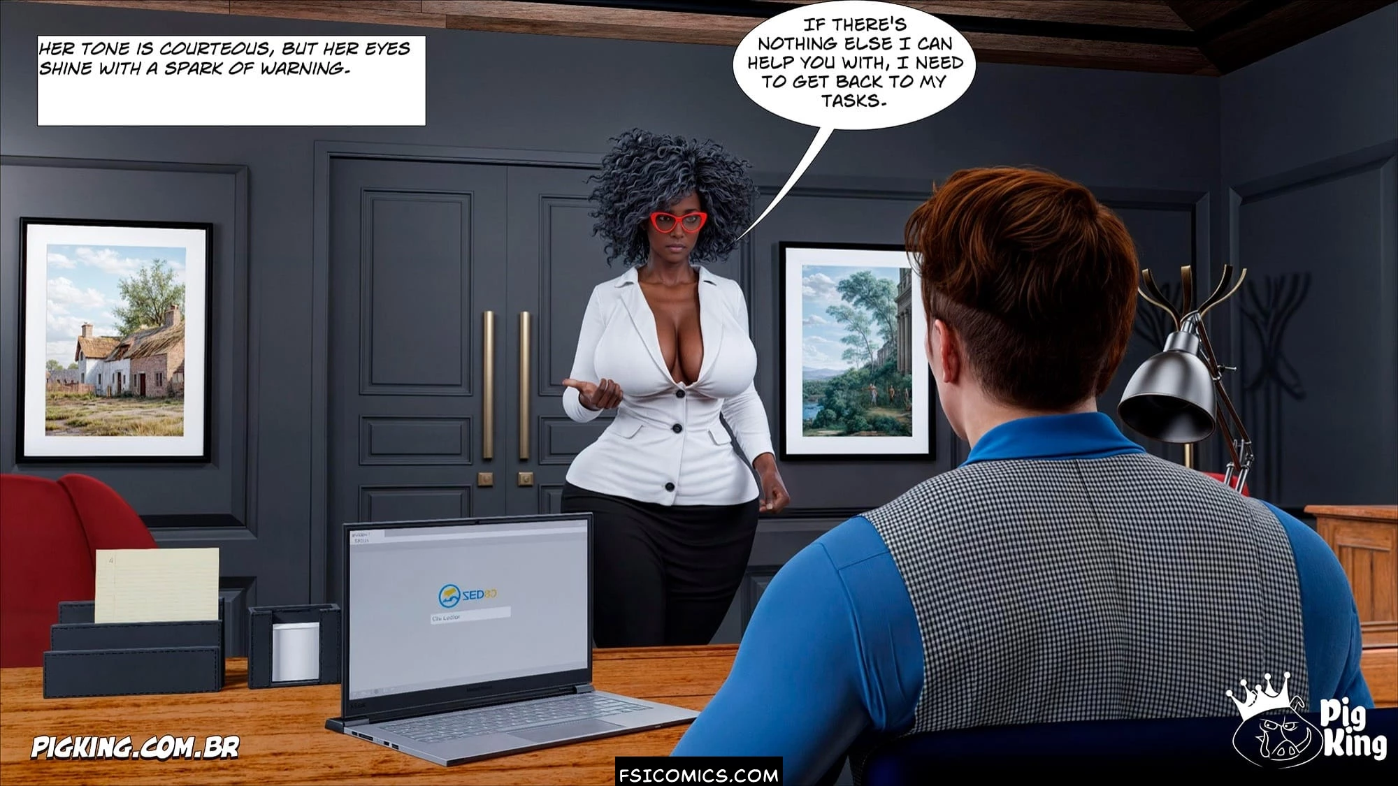 The Office Chapter 1 CrazyDad3D FSIComics.com 27 - FSIComics
