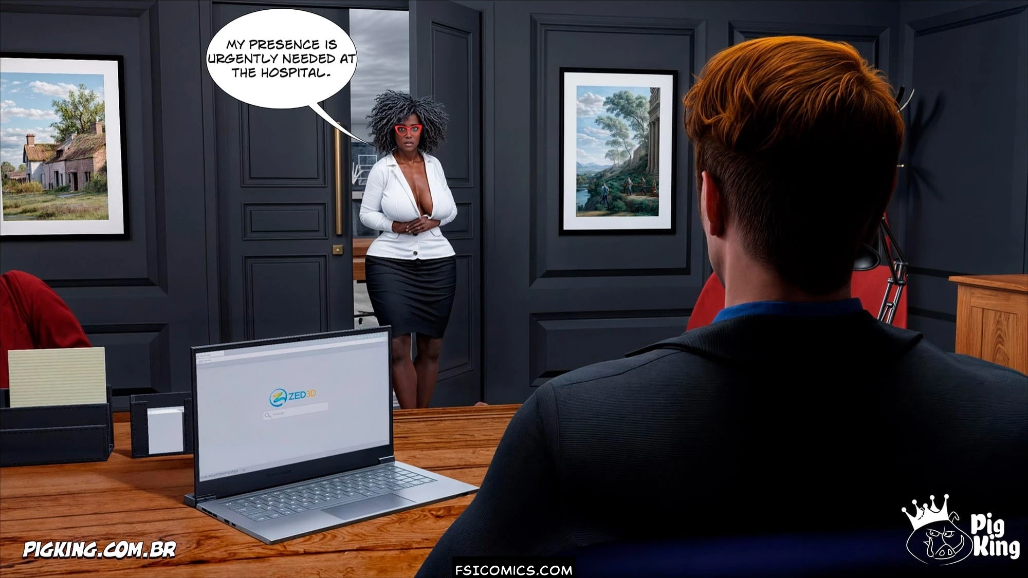 The Office Chapter 1 CrazyDad3D FSIComics.com 40 - FSIComics