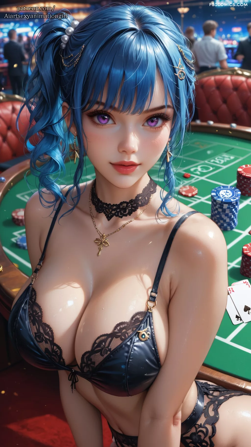 blue haired girl aiasag 027 - FSIComics