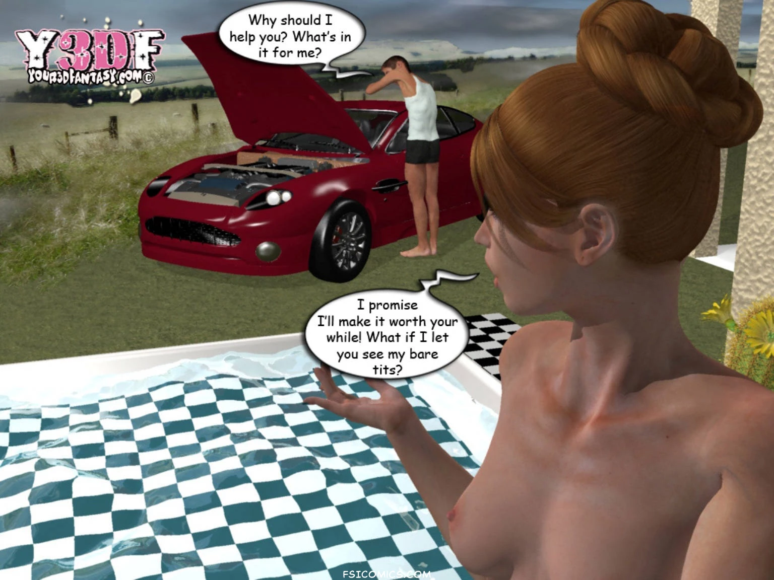 Crazy Day Chapter 1 Y3DF Your3DFantasy FSIComics.com 12 - FSIComics Crazy Day Chapter 1 Y3DF Your3DFantasy FSIComics.com 12 - FSIComics