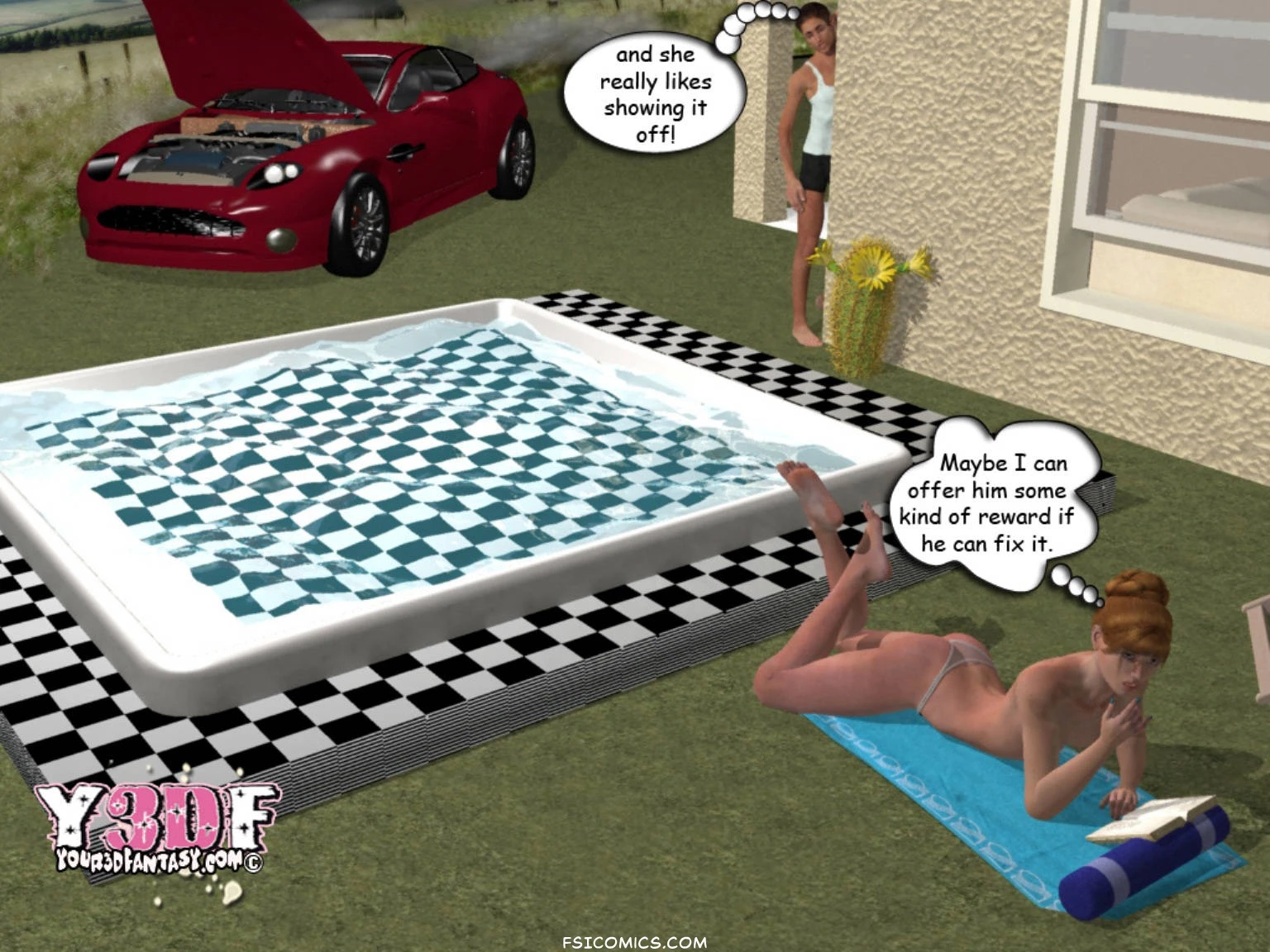 Crazy Day Chapter 1 Y3DF Your3DFantasy FSIComics.com 3 - FSIComics Crazy Day Chapter 1 Y3DF Your3DFantasy FSIComics.com 3 - FSIComics