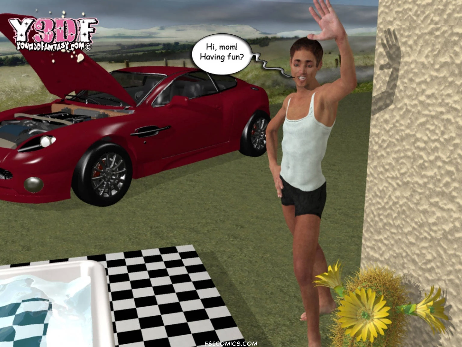 Crazy Day Chapter 1 Y3DF Your3DFantasy FSIComics.com 8 - FSIComics Crazy Day Chapter 1 Y3DF Your3DFantasy FSIComics.com 8 - FSIComics