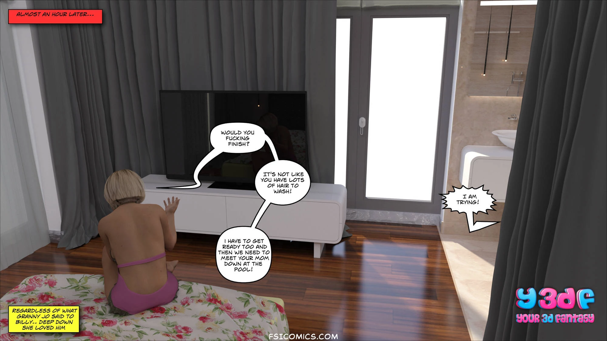 Instant Regret Chapter 1 Y3DF Your3DFantasy FSIComics.com 8 - FSIComics