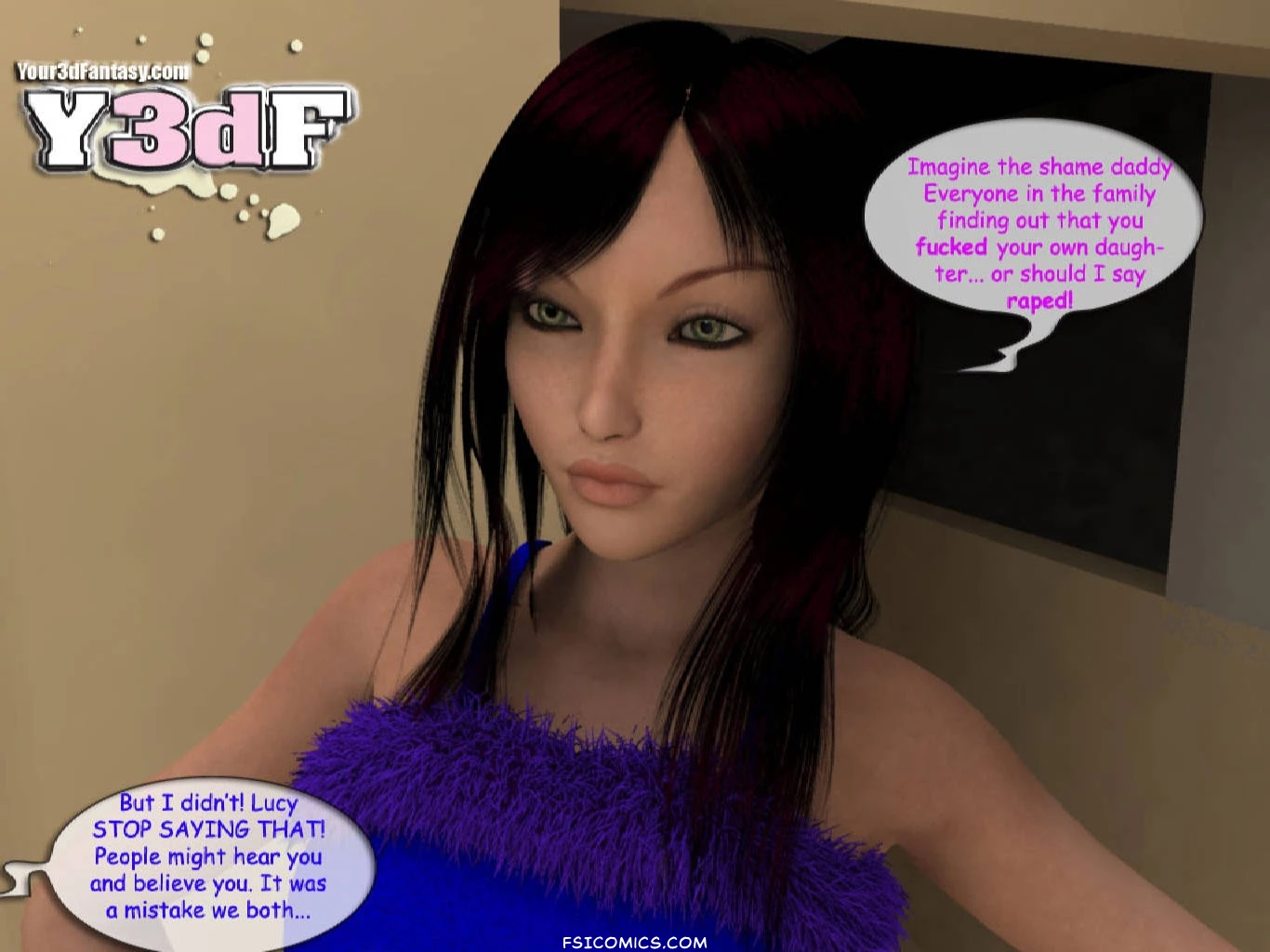 Lucy and Dad Chapter 1 Y3DF Your3DFantasy FSIComics.com 5 - FSIComics Lucy and Dad Chapter 1 Y3DF Your3DFantasy FSIComics.com 5 - FSIComics