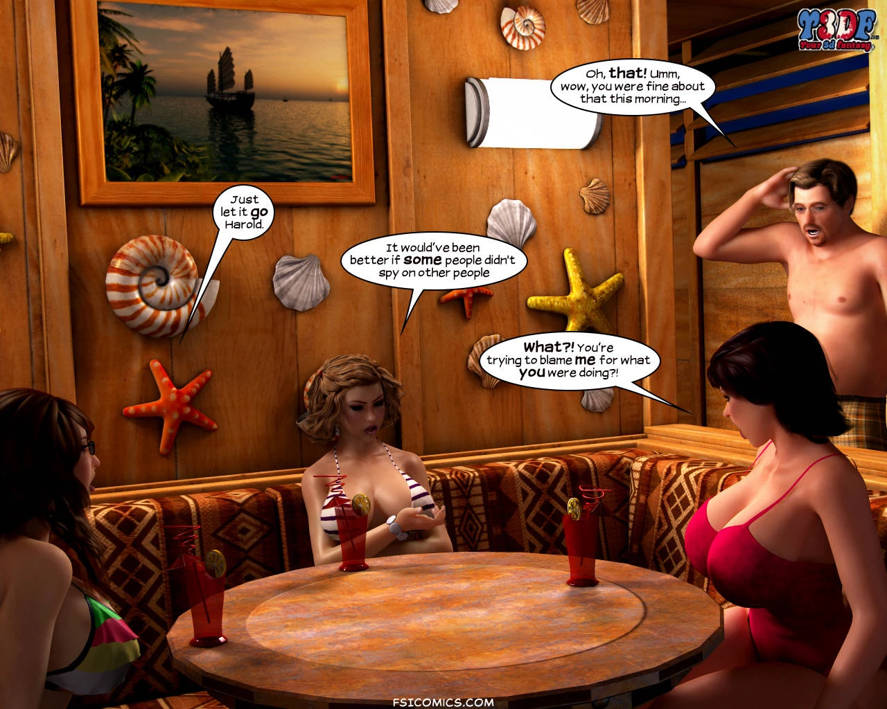 Who Did It Chapter 2 Y3DF Your3DFantasy FSIComics.com 52 - FSIComics