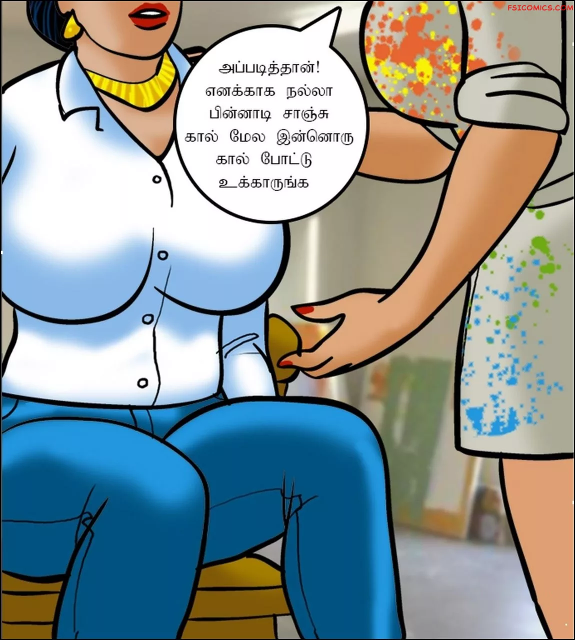 velamma episode 62 tamil கலப பயணம 056 - FSIComics