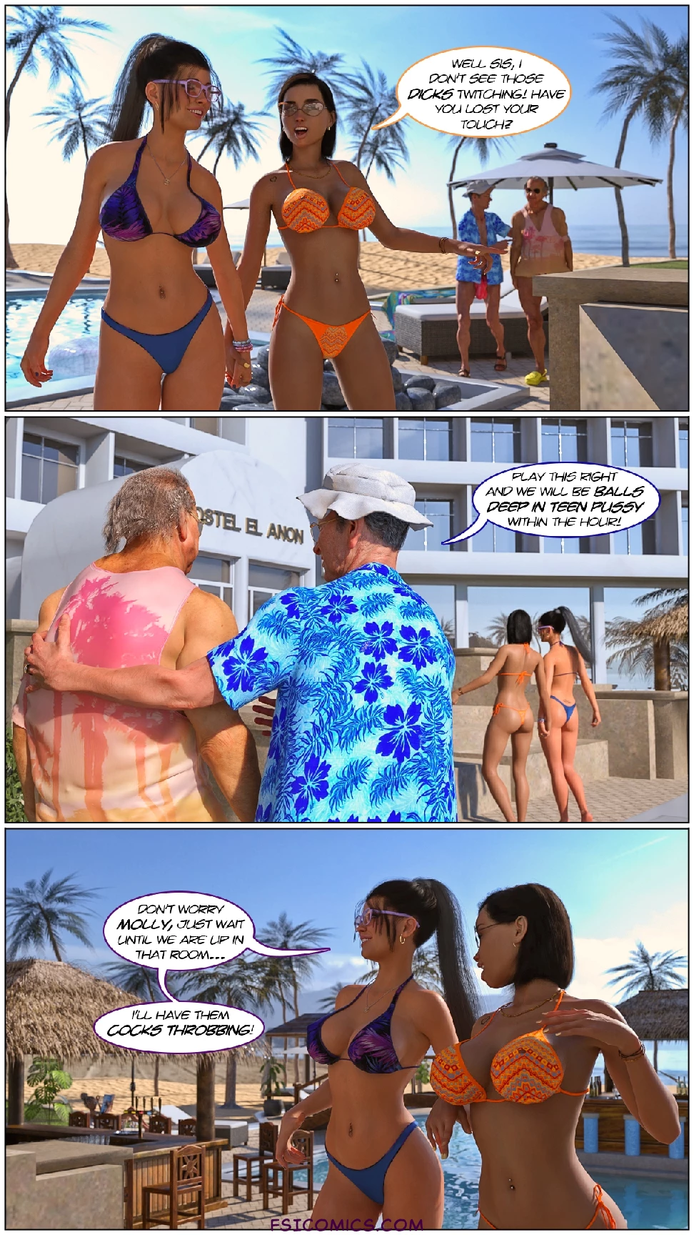 Dirty Gramps Chapter 2 Vacation Fornication TAB109 Collection FSIComics.com 8 - FSIComics