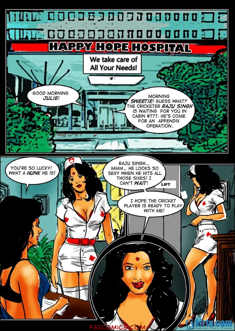 Naughty Nurse Neetu Kirtu FSIComics.com 9 - FSIComics