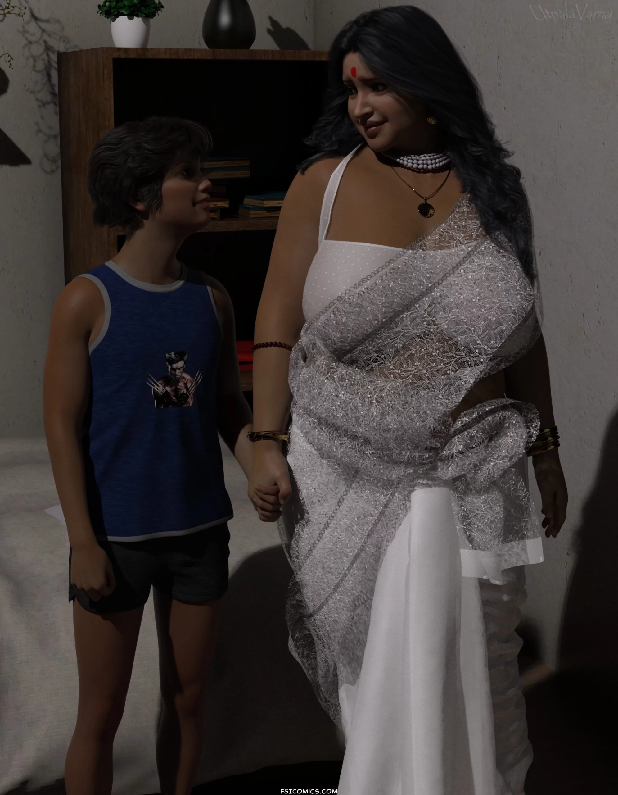 Utpala Varna with her Son Utpala Varna FSIComics.com 24 scaled - FSIComics