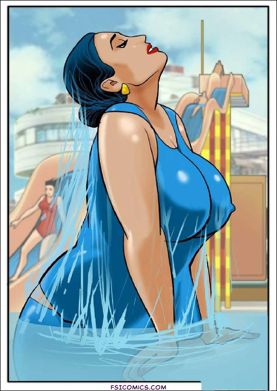 Velamma Telugu Chapter 4 పిక్నిక్ FSIComics.com 5 - FSIComics
