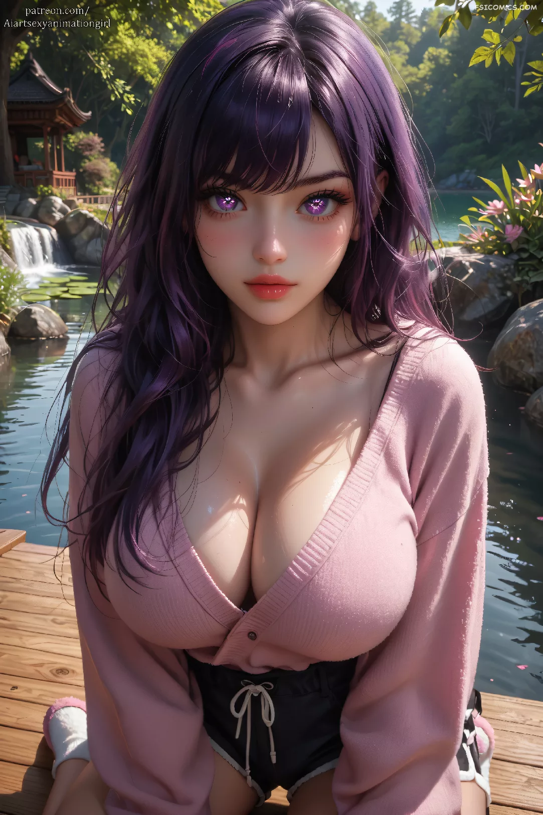 ai purple hair aiasag 007 - FSIComics