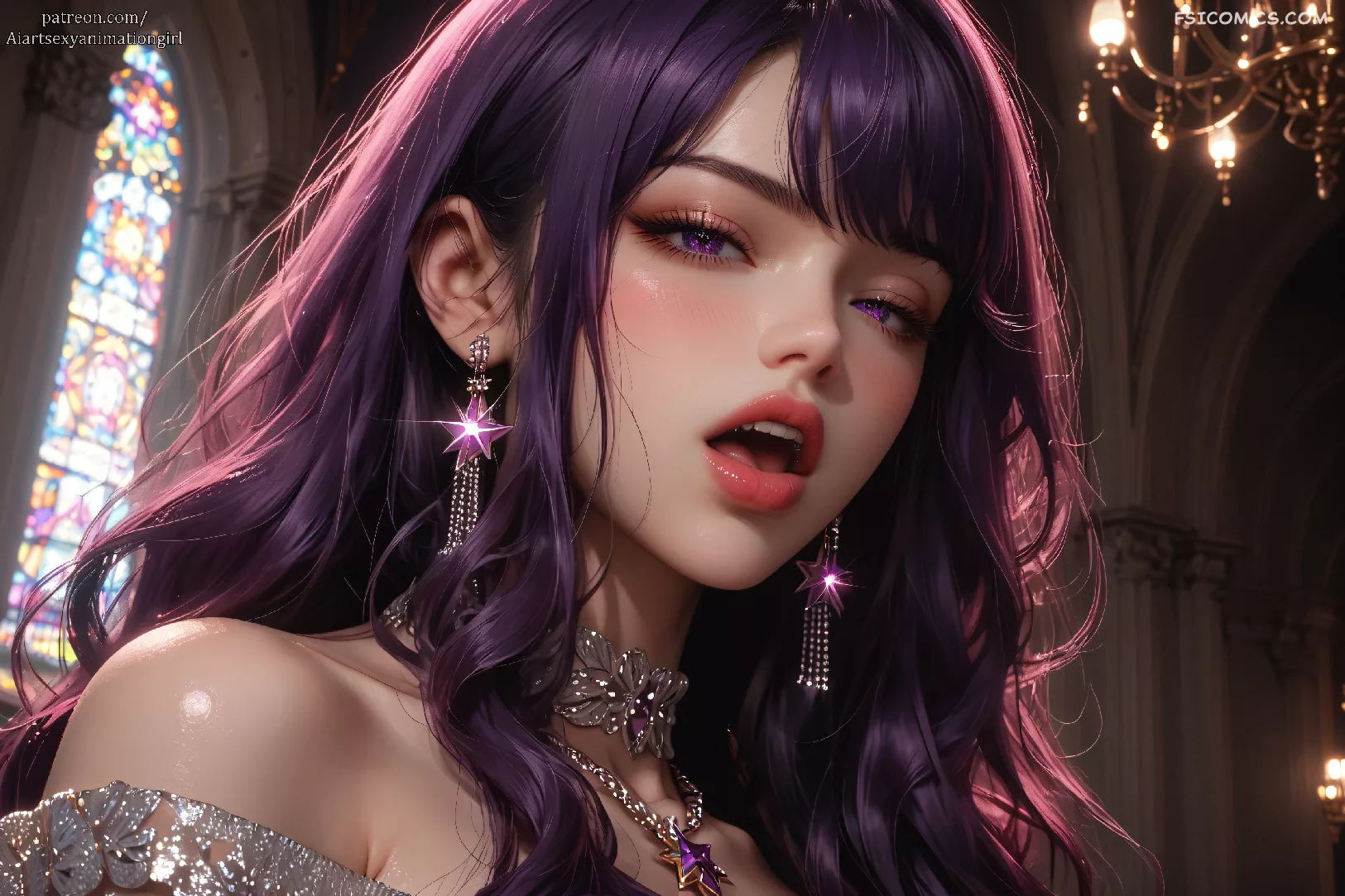 ai purple hair aiasag 009 - FSIComics