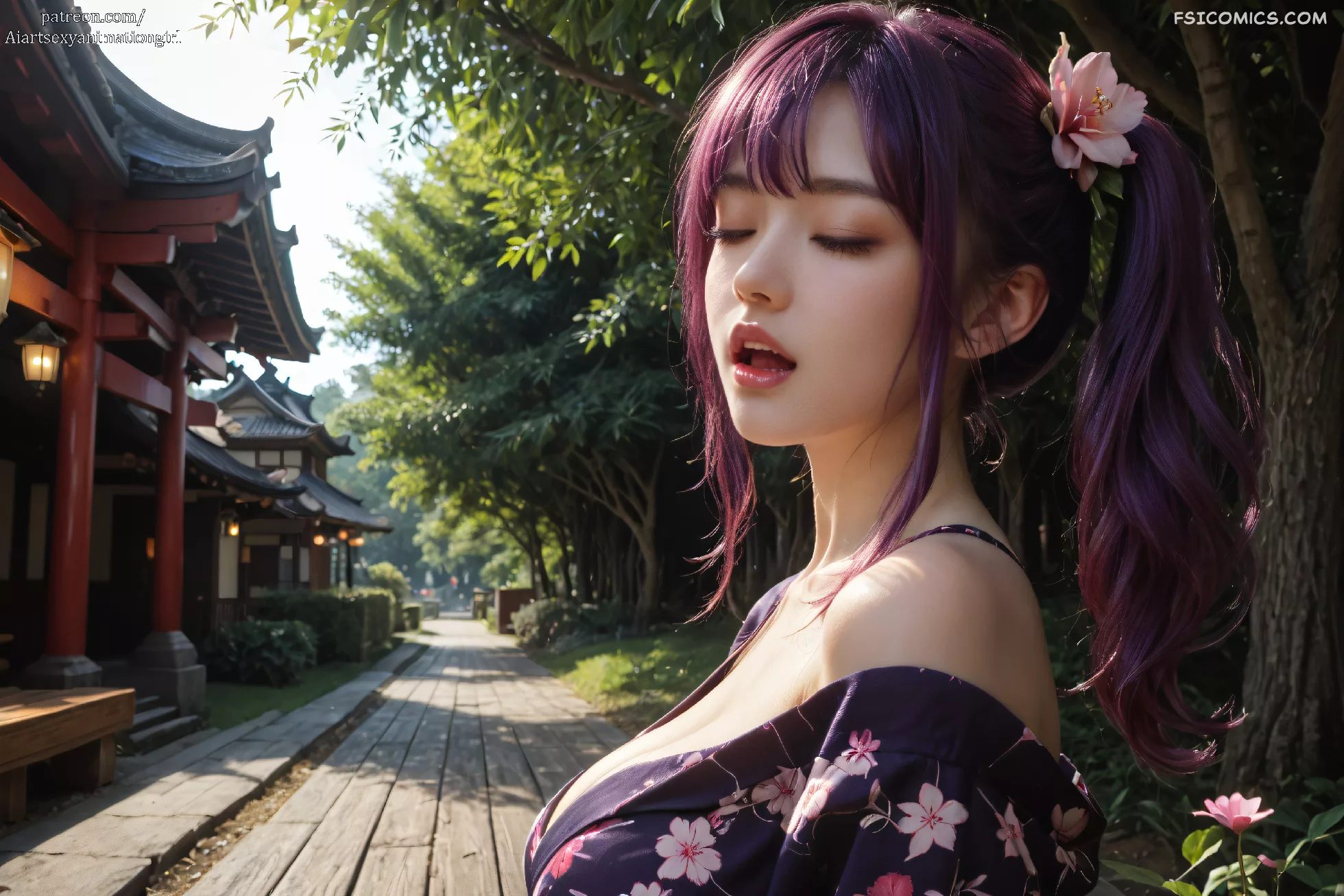 ai purple hair aiasag 026 - FSIComics