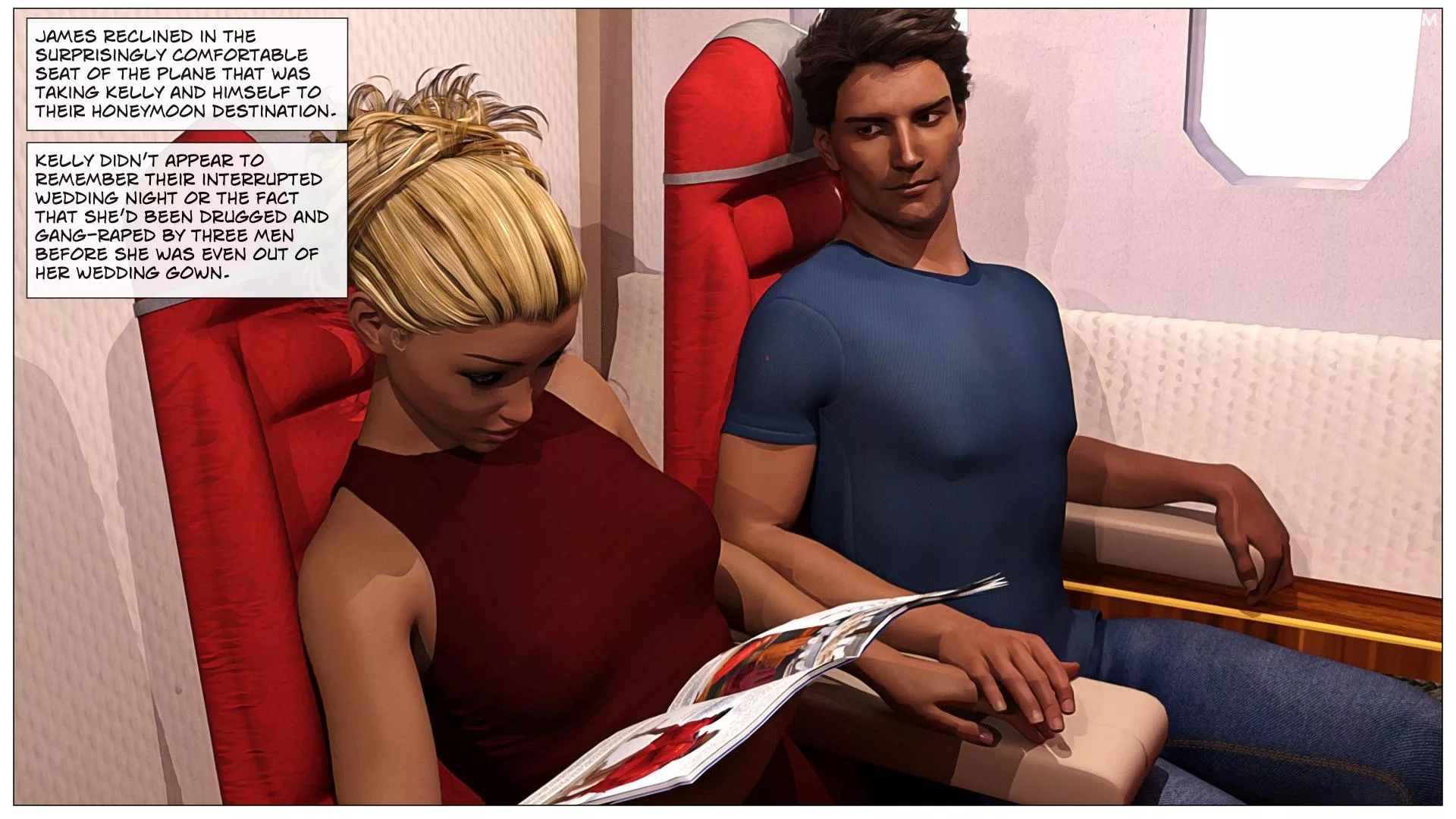 black takes white the honeymoon part 1 sexy3dcomics gonzo studios 002 - FSIComics
