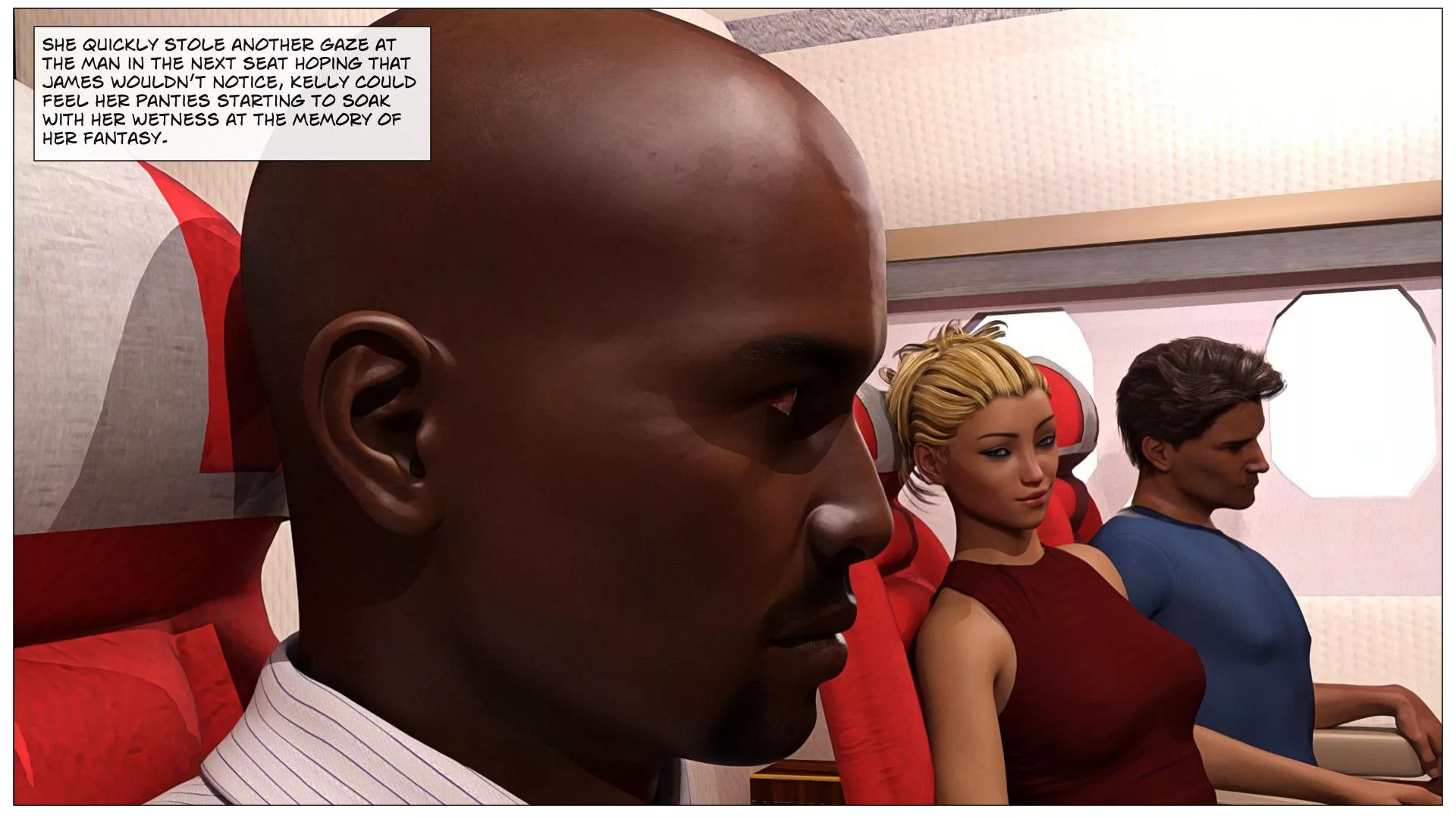 black takes white the honeymoon part 1 sexy3dcomics gonzo studios 009 - FSIComics