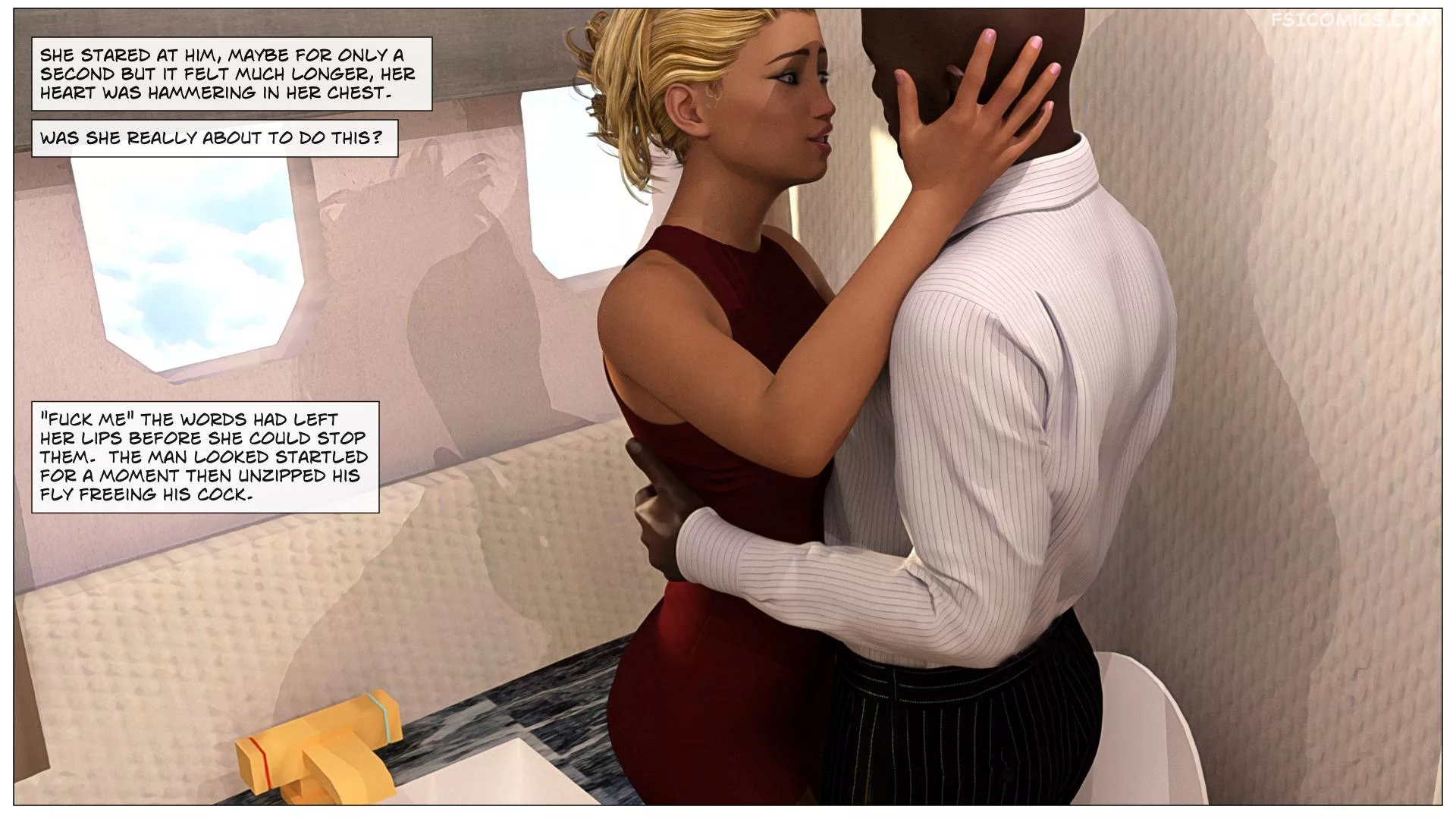 black takes white the honeymoon part 1 sexy3dcomics gonzo studios 013 - FSIComics