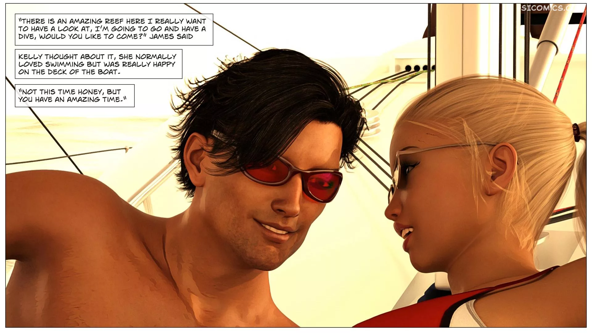 black takes white the honeymoon part 1 sexy3dcomics gonzo studios 045 - FSIComics