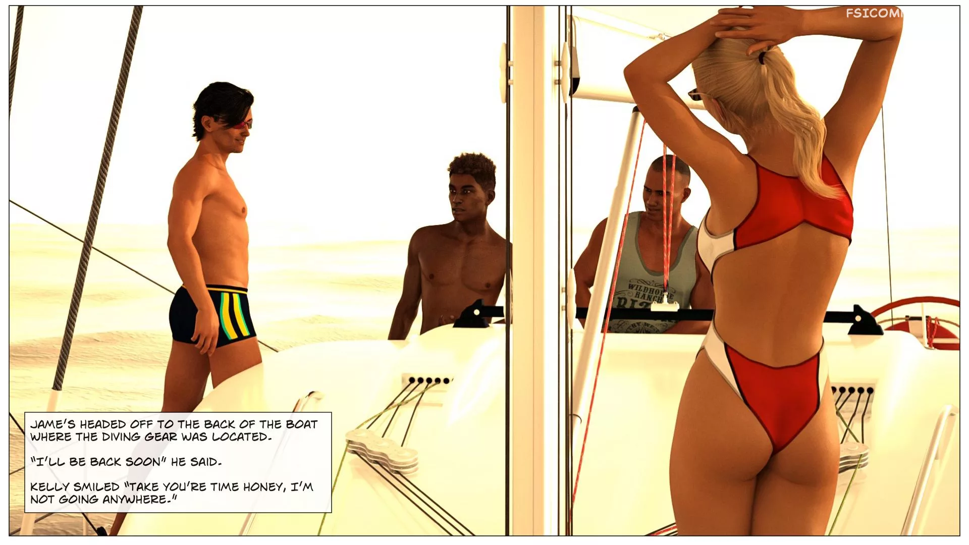 black takes white the honeymoon part 1 sexy3dcomics gonzo studios 046 - FSIComics