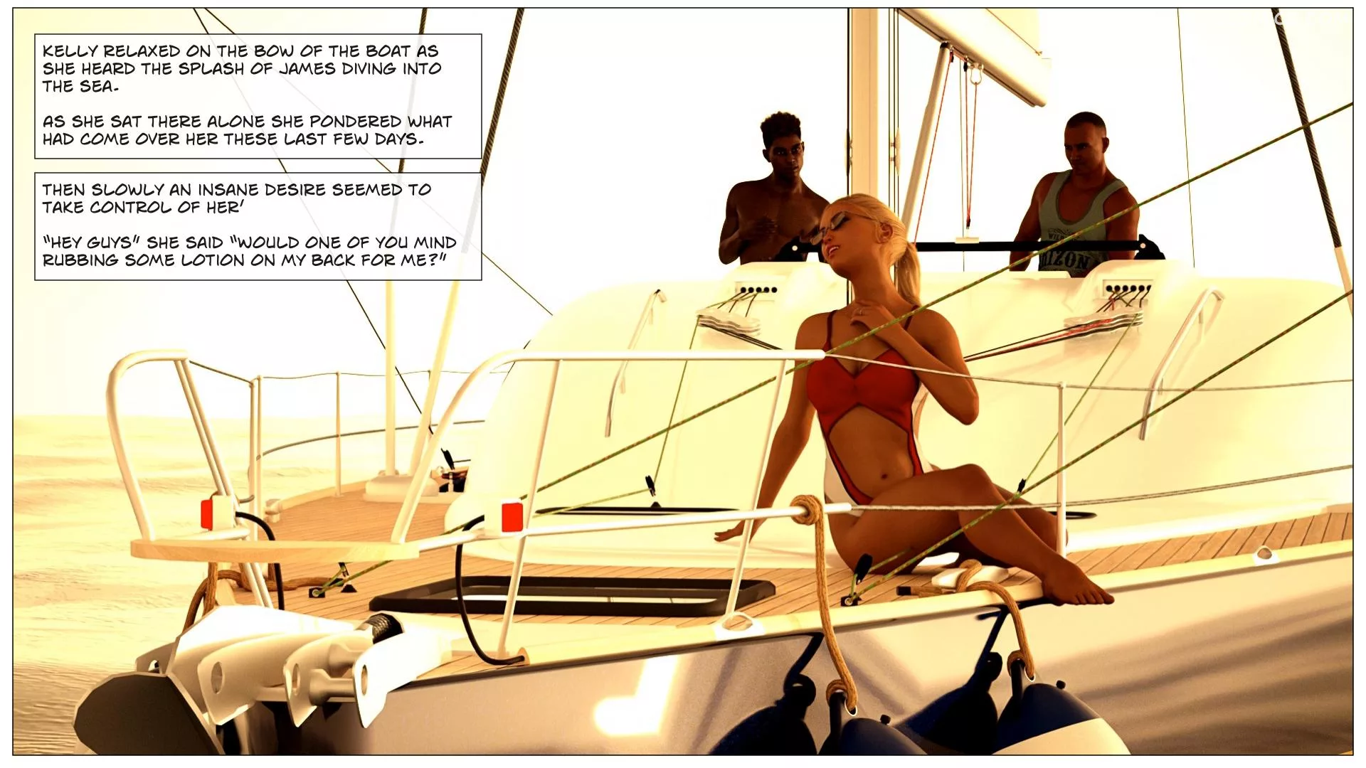 black takes white the honeymoon part 1 sexy3dcomics gonzo studios 047 - FSIComics