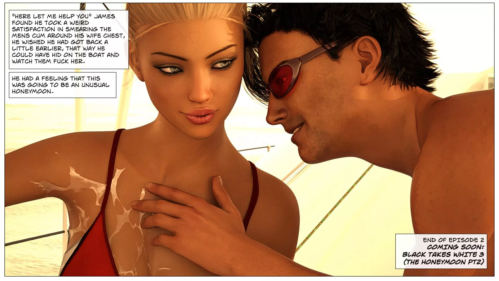 black takes white the honeymoon part 1 sexy3dcomics gonzo studios 067 - FSIComics
