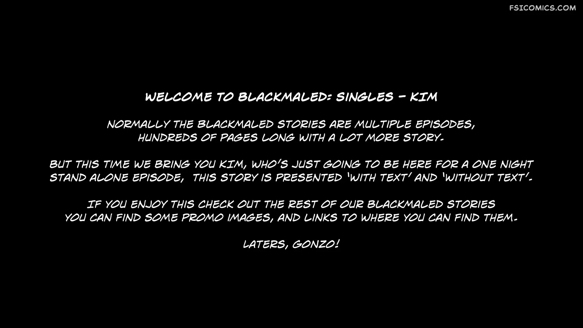 blackmaled single kim sexy3dcomics gonzo studios 002 - FSIComics