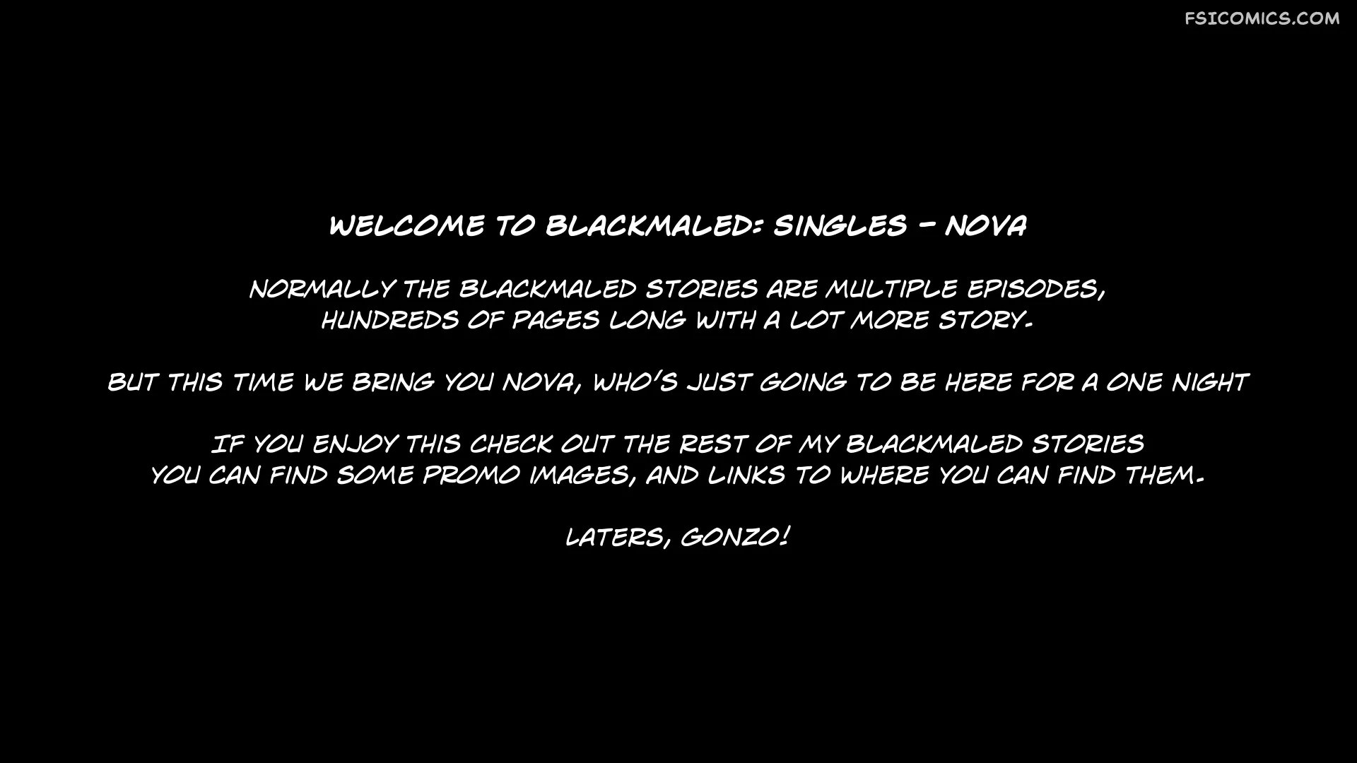 blackmaled single nova sexy3dcomics gonzo studios 002 - FSIComics