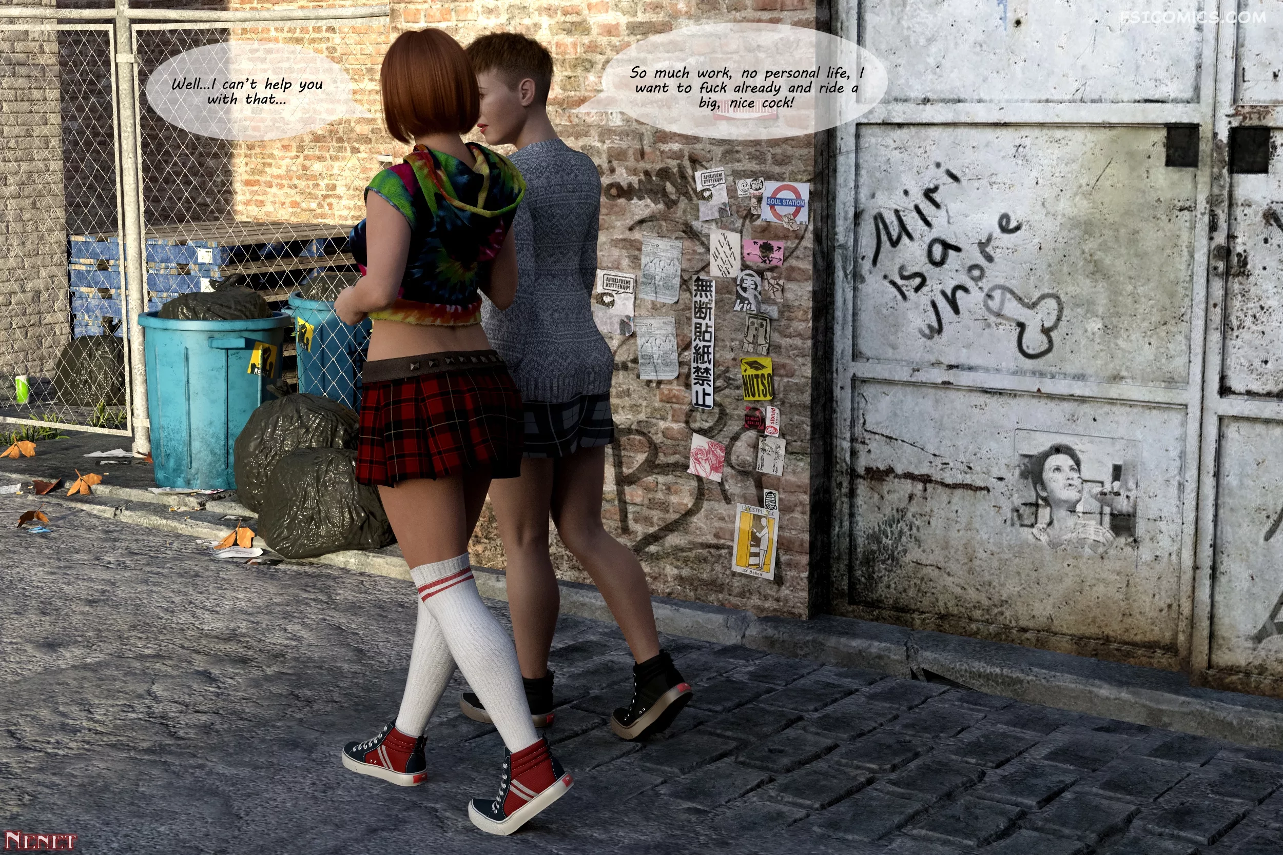 the alleyway nenent3dx 002 - FSIComics the alleyway nenent3dx 002 - FSIComics