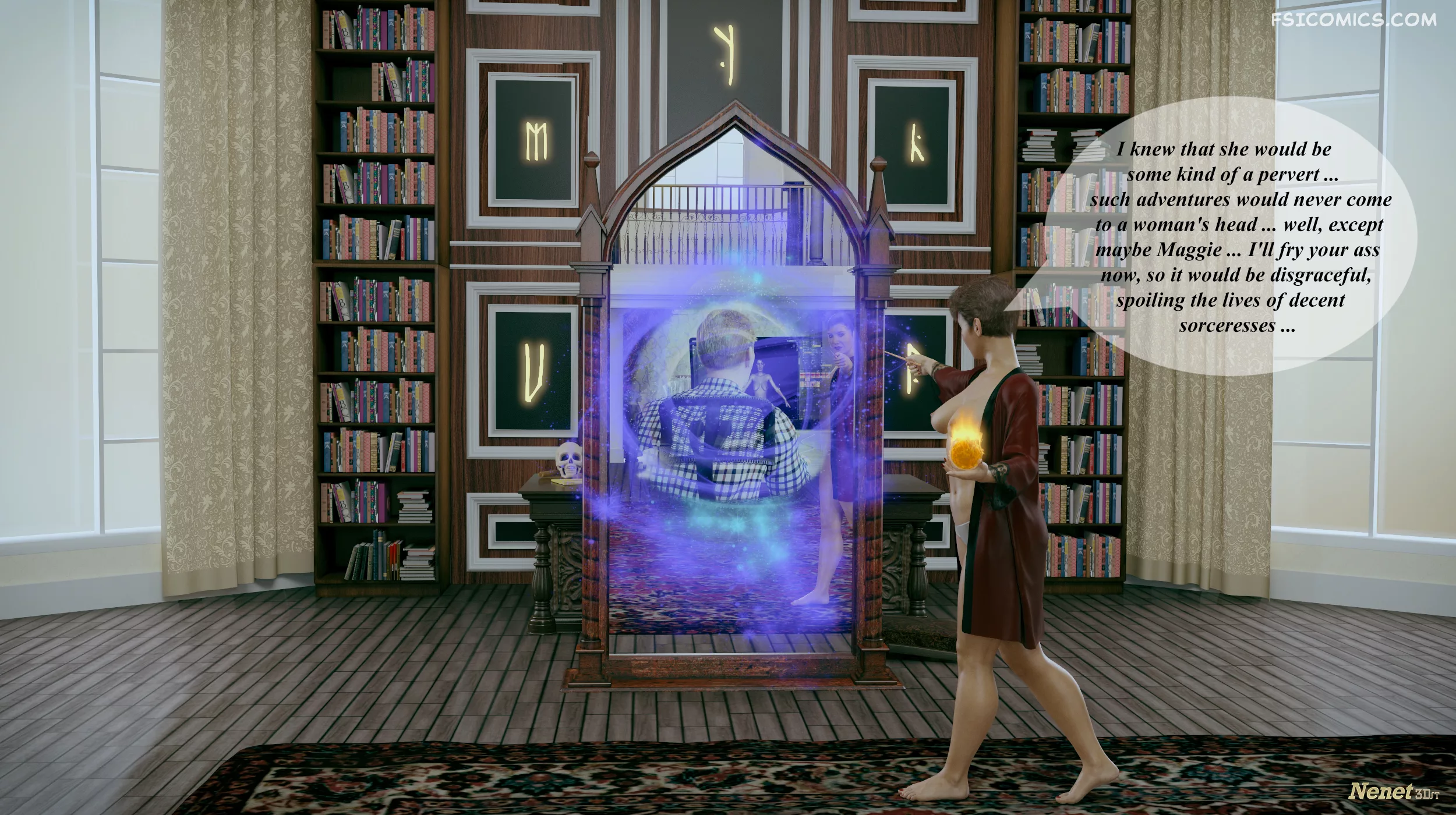 unsafe magic chapter 6 nenet3dx 010 - FSIComics unsafe magic chapter 6 nenet3dx 010 - FSIComics