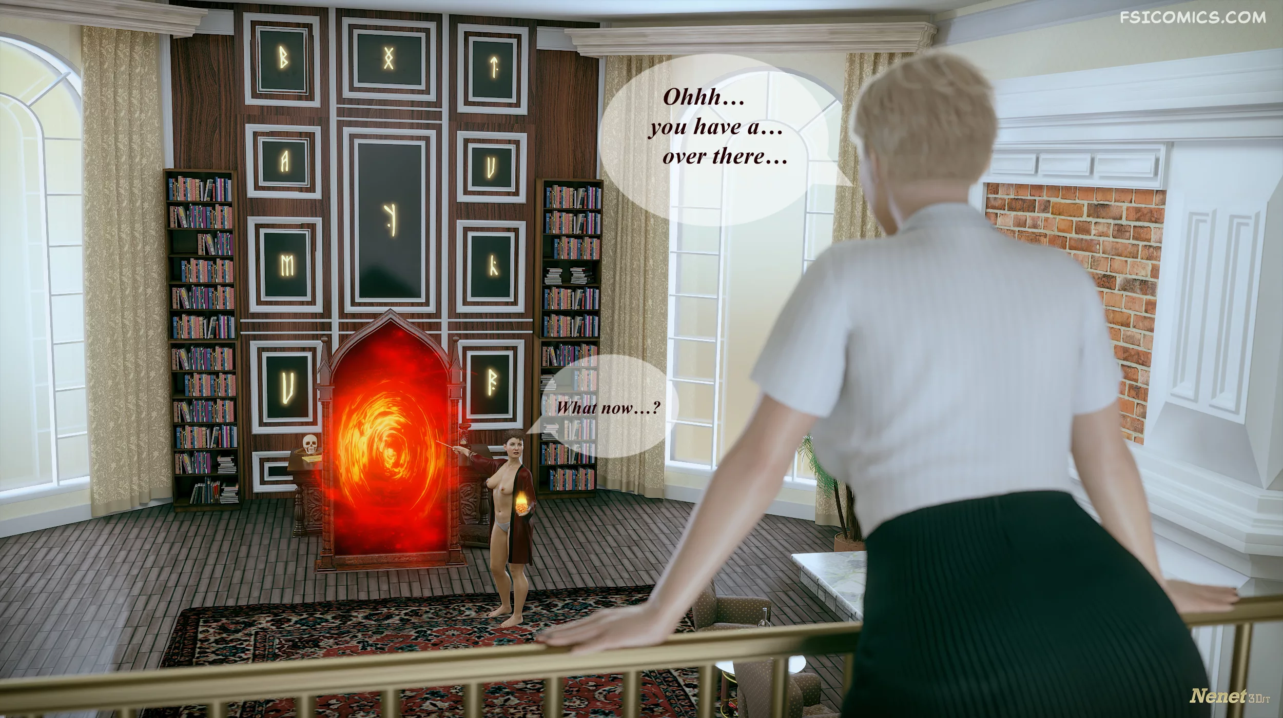 unsafe magic chapter 6 nenet3dx 013 - FSIComics unsafe magic chapter 6 nenet3dx 013 - FSIComics