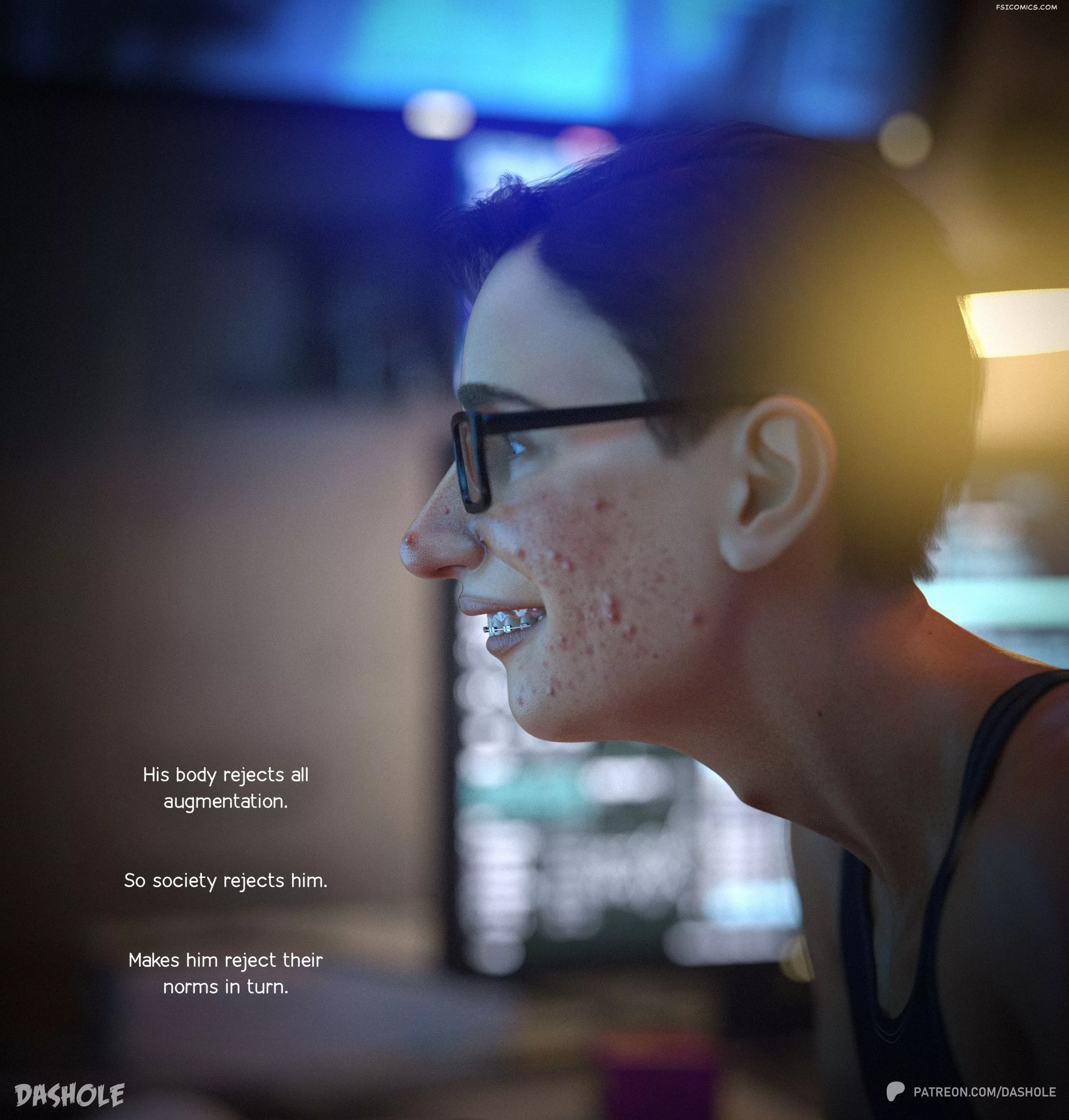 A Cyberpunk Tale Tempus Tempestas Dashole FSIComics.com 113 - FSIComics A Cyberpunk Tale Tempus Tempestas Dashole FSIComics.com 113 - FSIComics