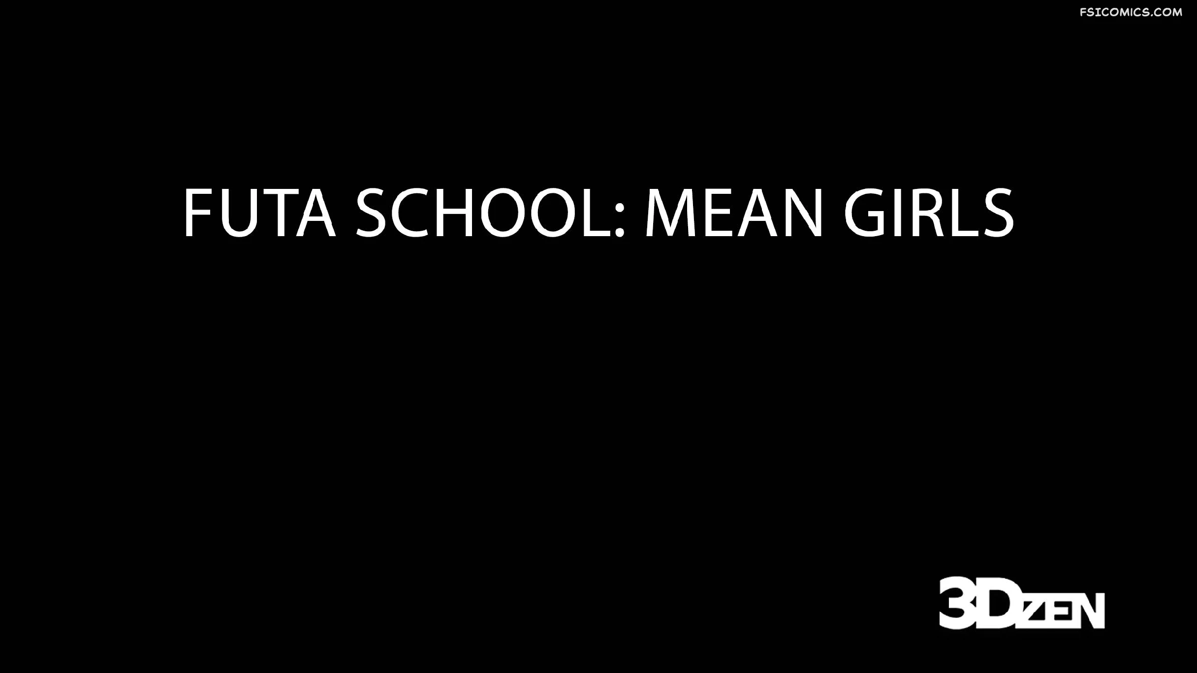 Futa School Mean Girls 3DZen FSIComics.com 1 - FSIComics Futa School - Mean Girls – 3DZen