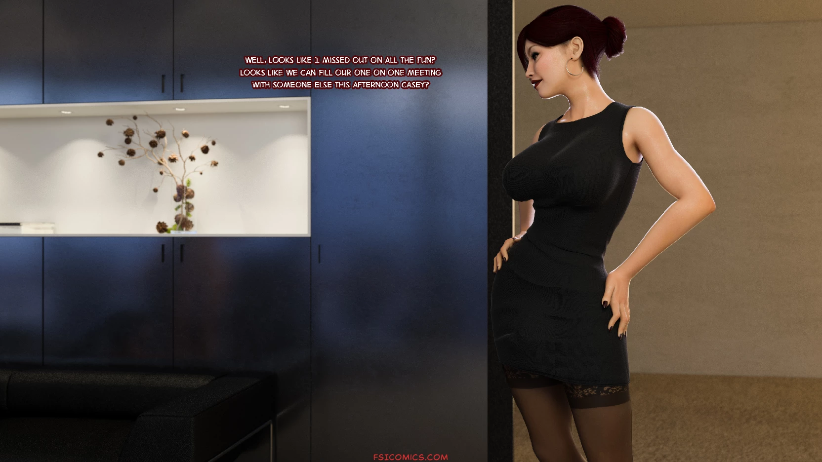 Futa Step Sisters Chapter 4 Kylies Interview 3DZen FSIComics.com 146 - FSIComics