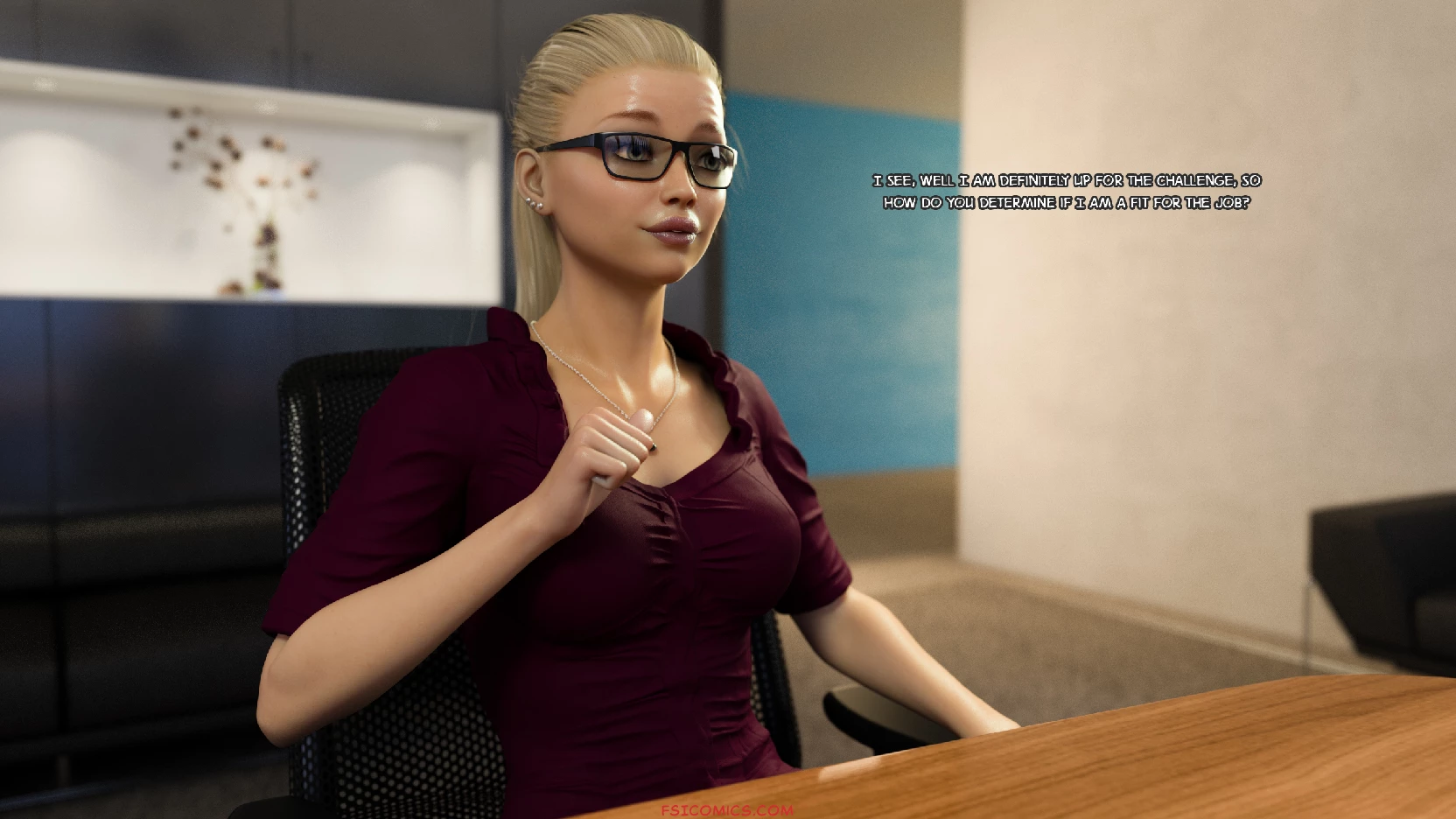 Futa Step Sisters Chapter 4 Kylies Interview 3DZen FSIComics.com 83 - FSIComics