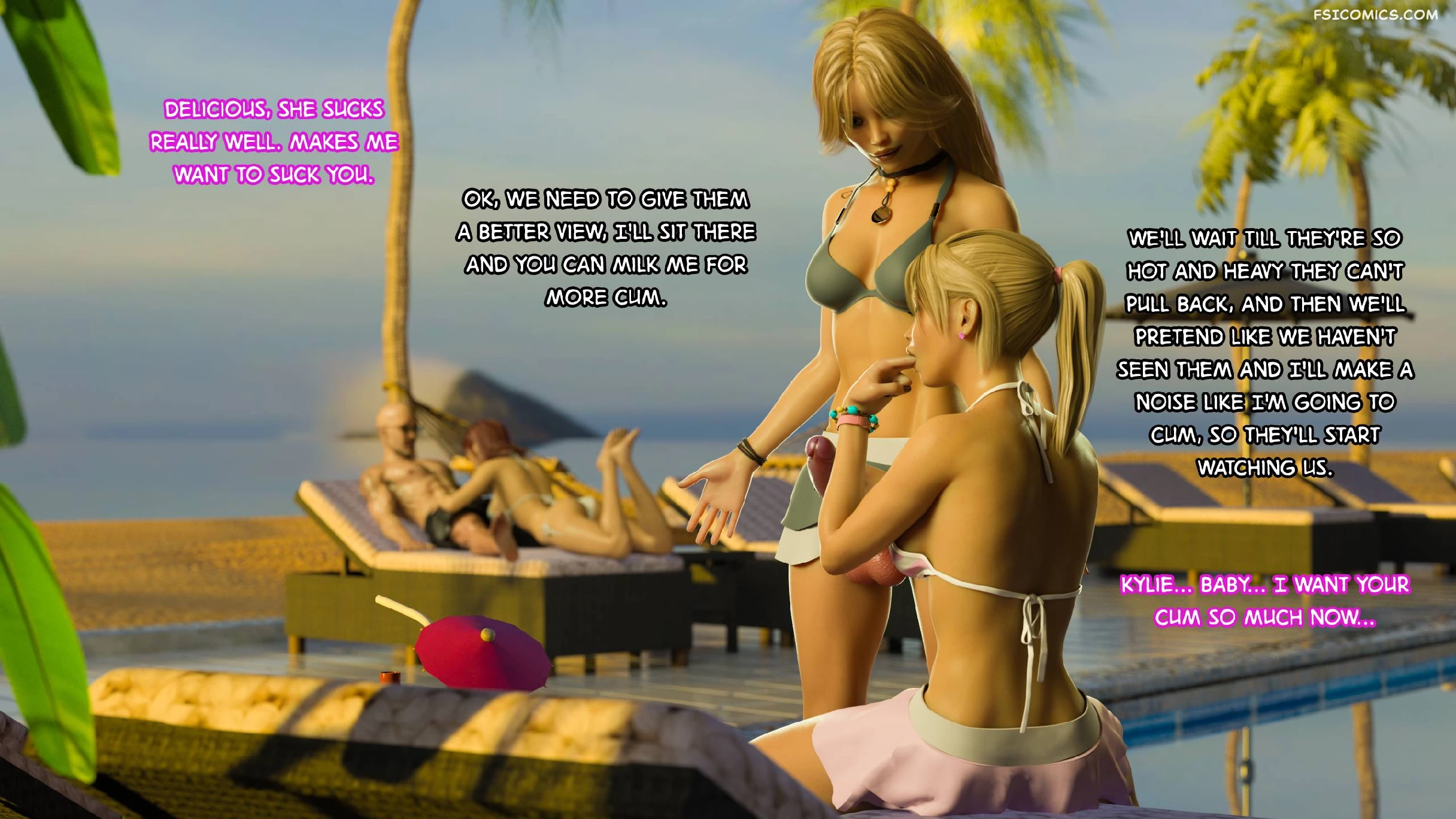 Kayla and Kylie Vacation Get Away 3DZen FSIComics.com 26 - FSIComics